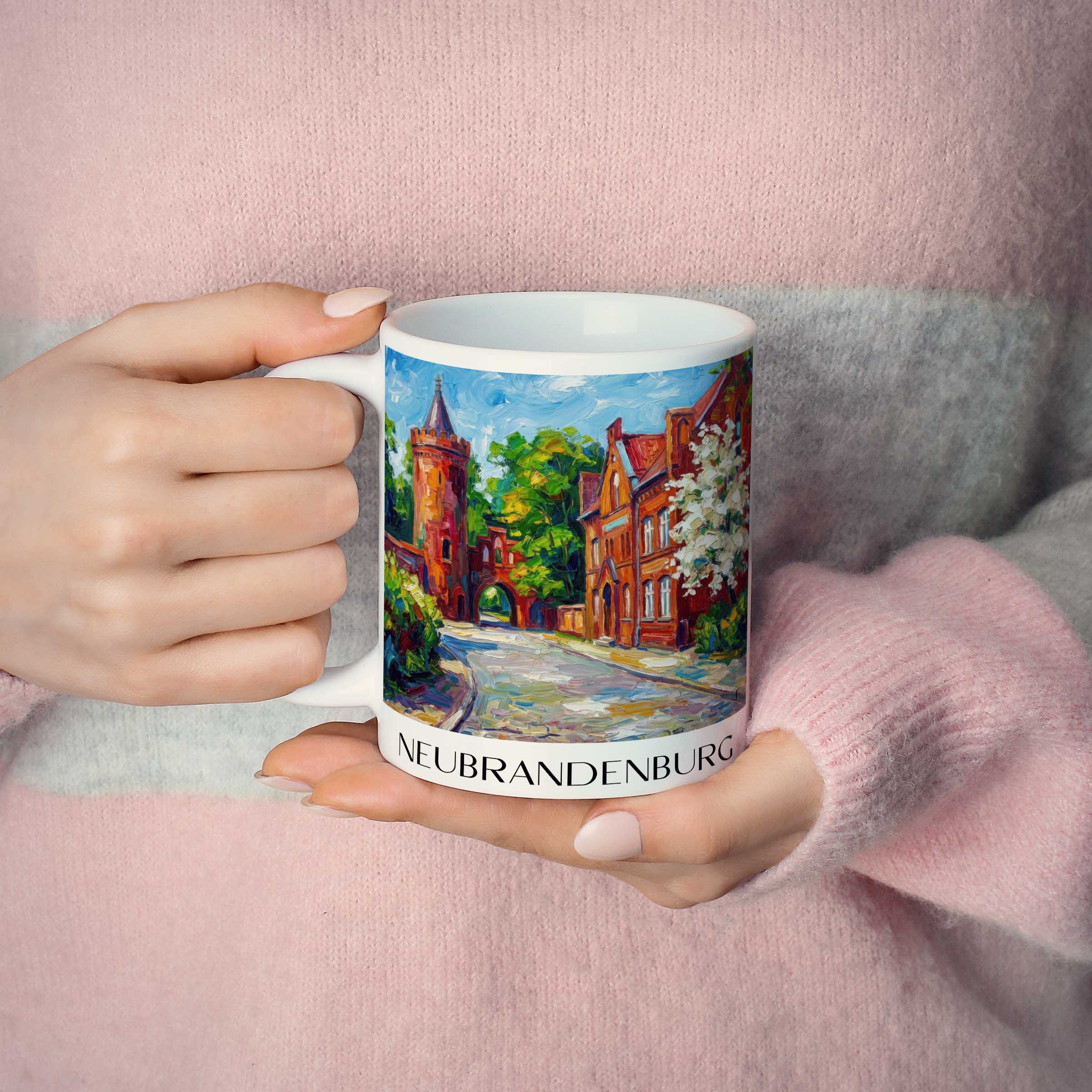 neubrandenburg-mecklenburg-vorpommern-deutschland-kaffeebecher-oil-painting-oelgemaelde