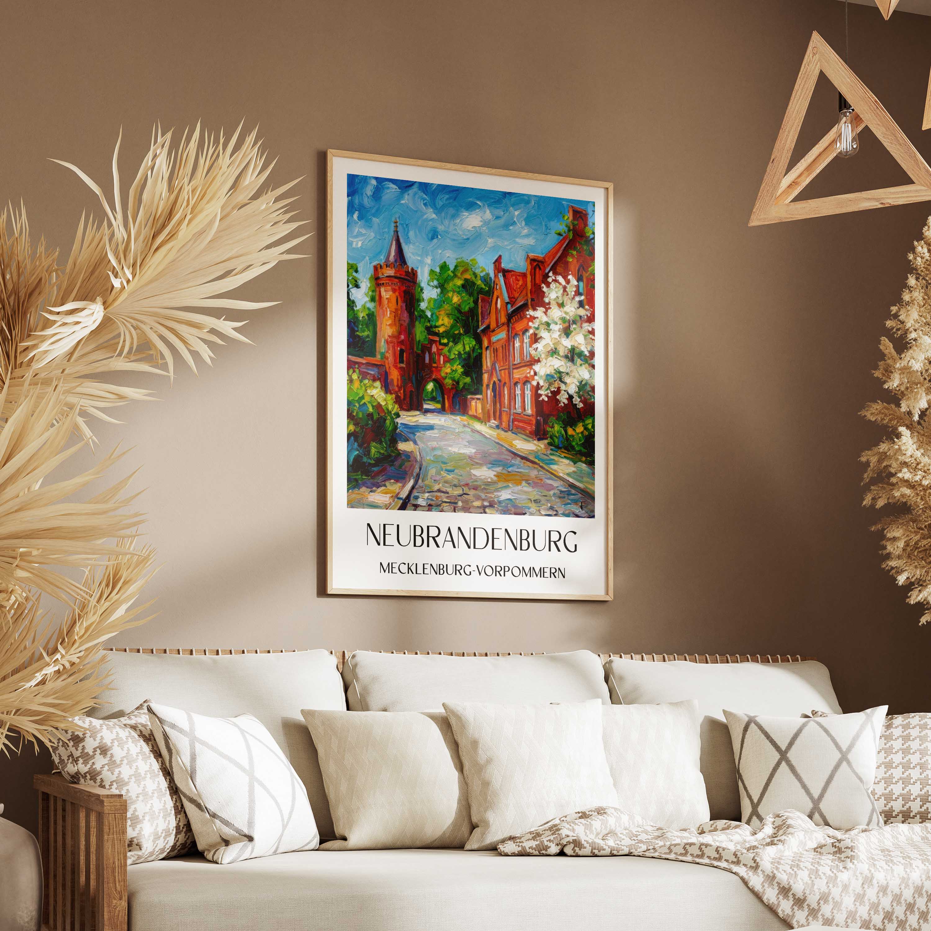 neubrandenburg-mecklenburg-vorpommern-deutschland-poster-oil-painting-oelgemaelde