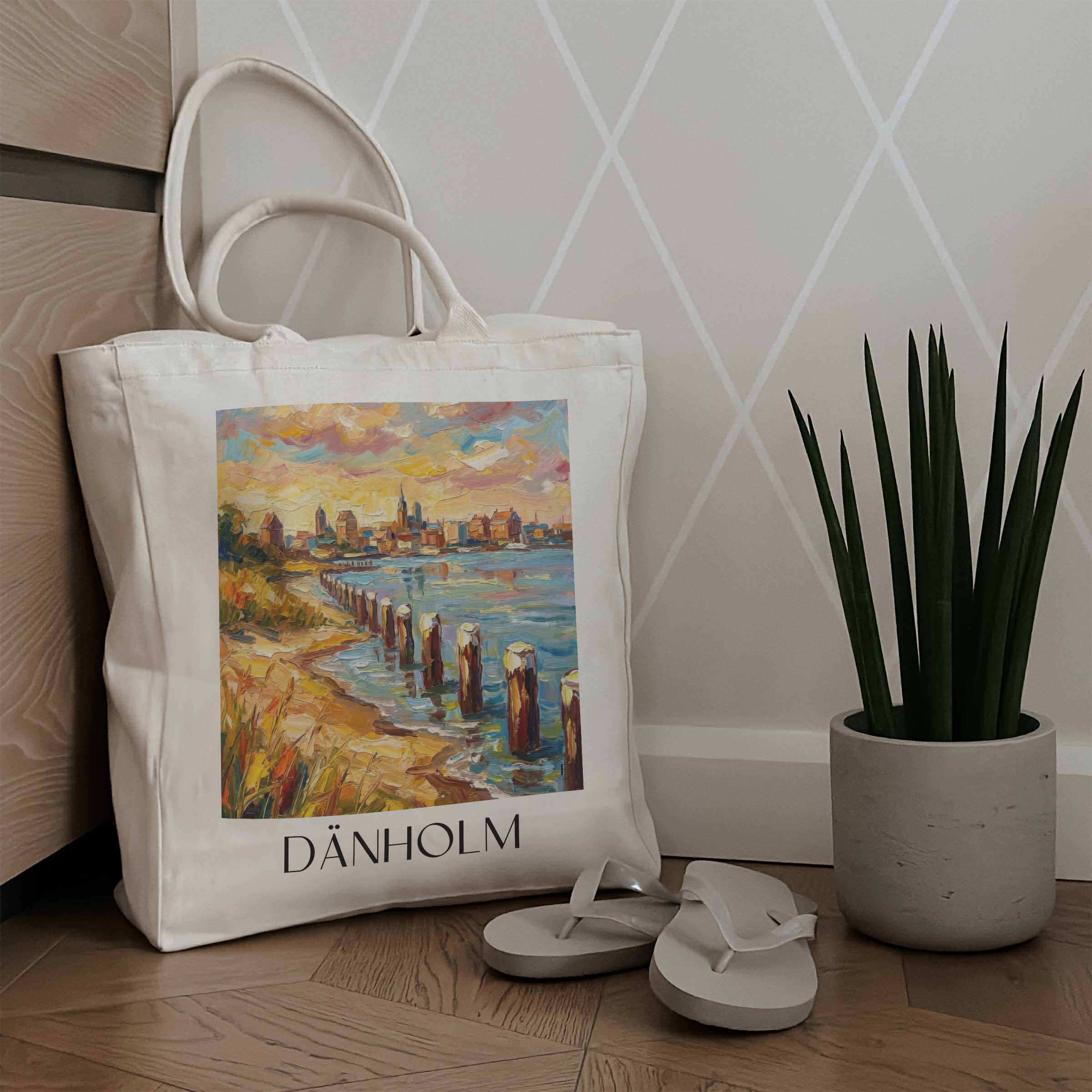 dänholm-stralsund-deutschland-einkaufstasche-oil-painting-oelgemaelde