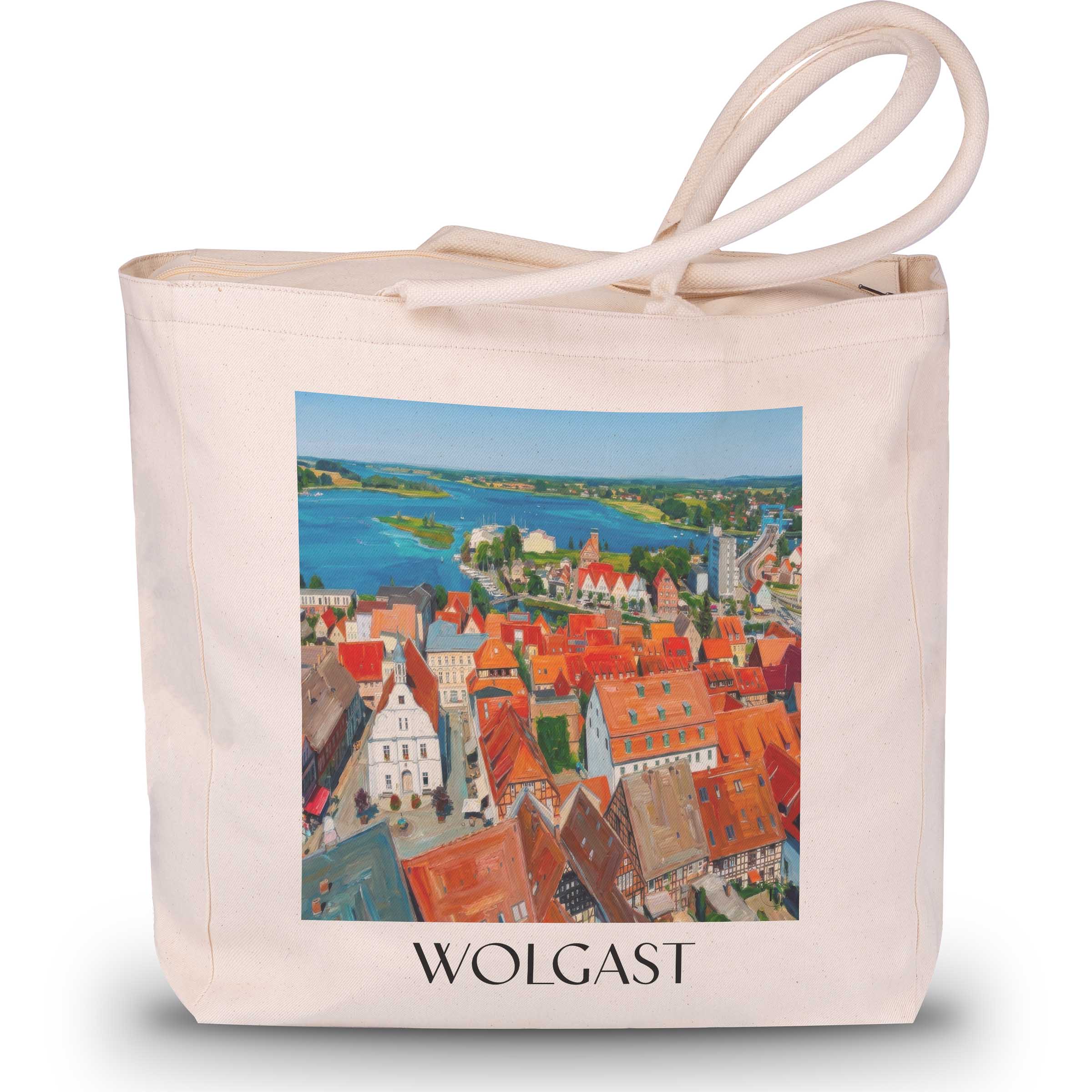wolgast-mecklenburg-vorpommern-deutschland-einkaufstasche-oil-painting-oelgemaelde