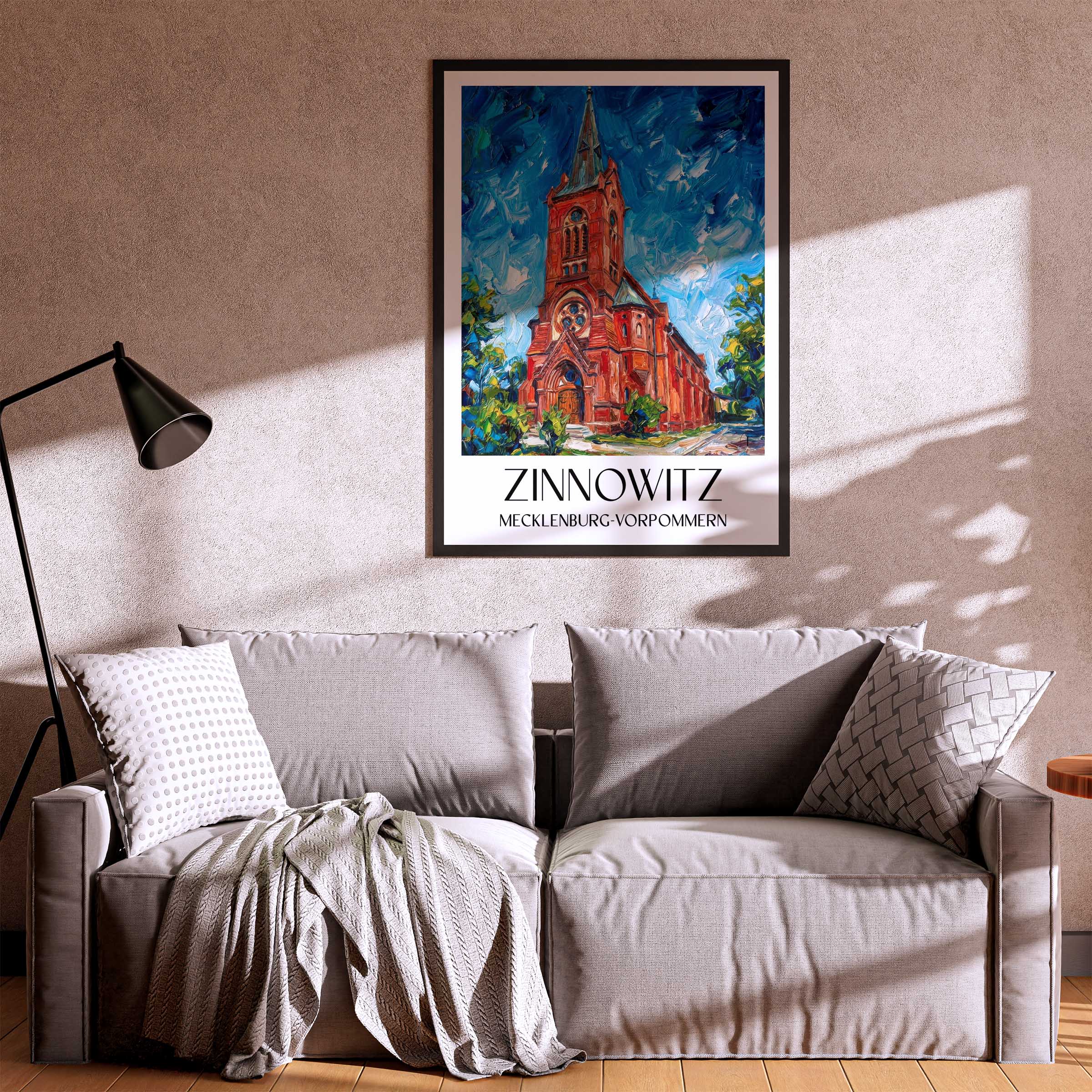 zinnowitz-mecklenburg-vorpommern-deutschland-poster-oil-painting-oelgemaelde