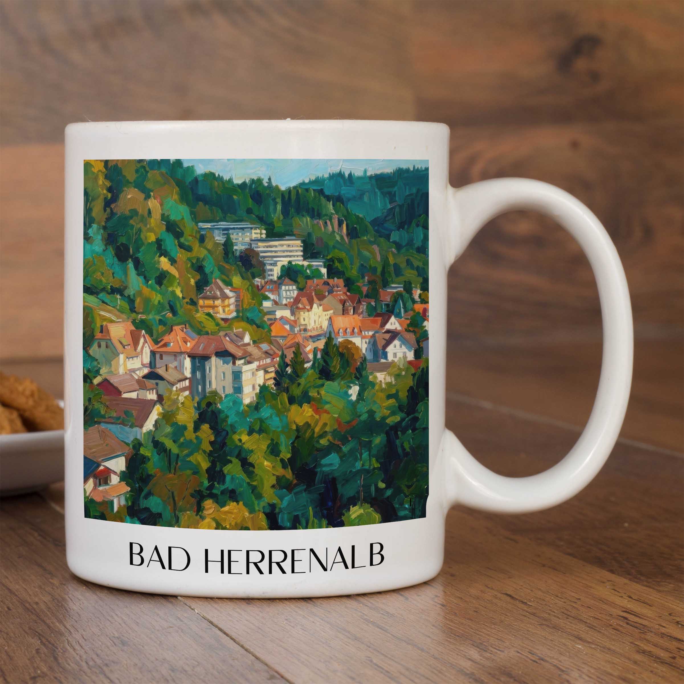 bad-herrenalb-baden-württemberg-deutschland-kaffeebecher-oil-painting-oelgemaelde