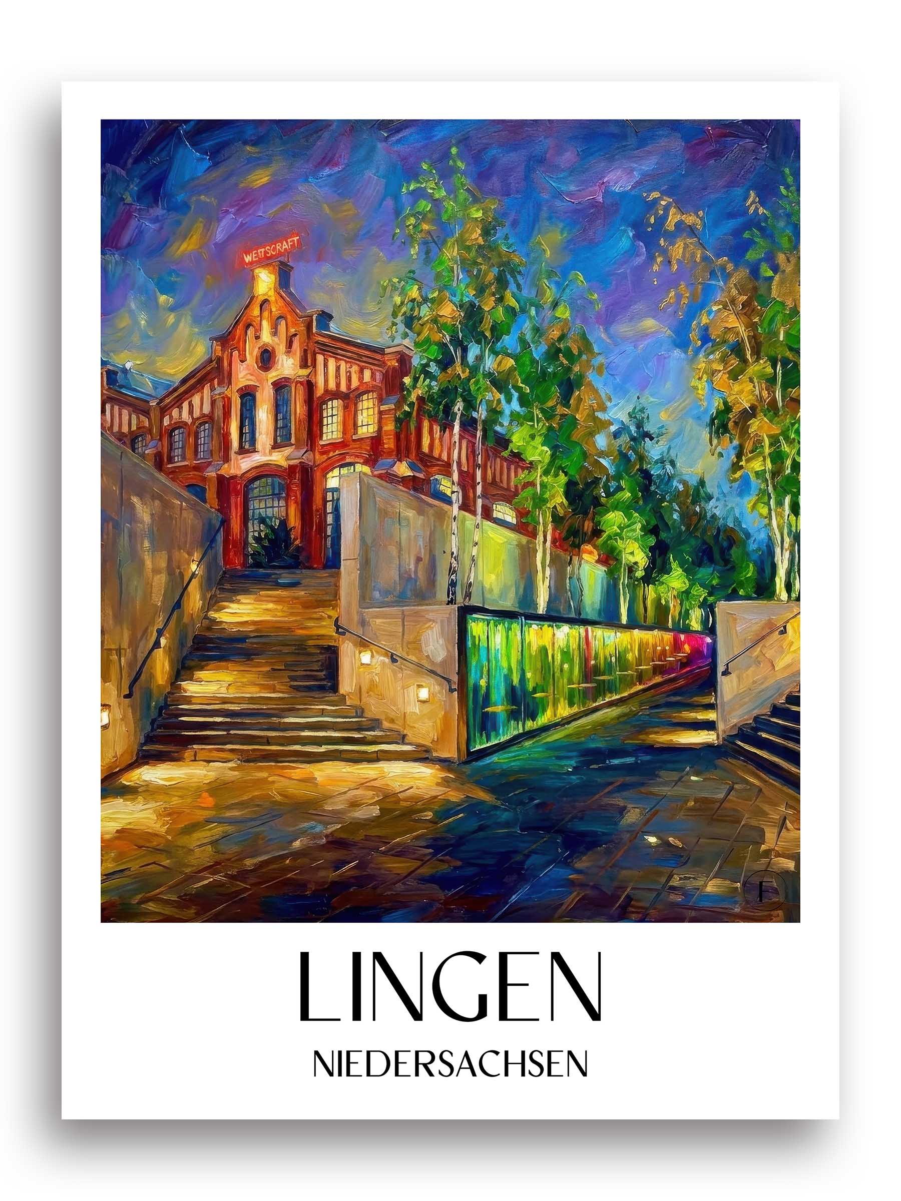 lingen-niedersachsen-deutschland-poster-oil-painting-oelgemaelde
