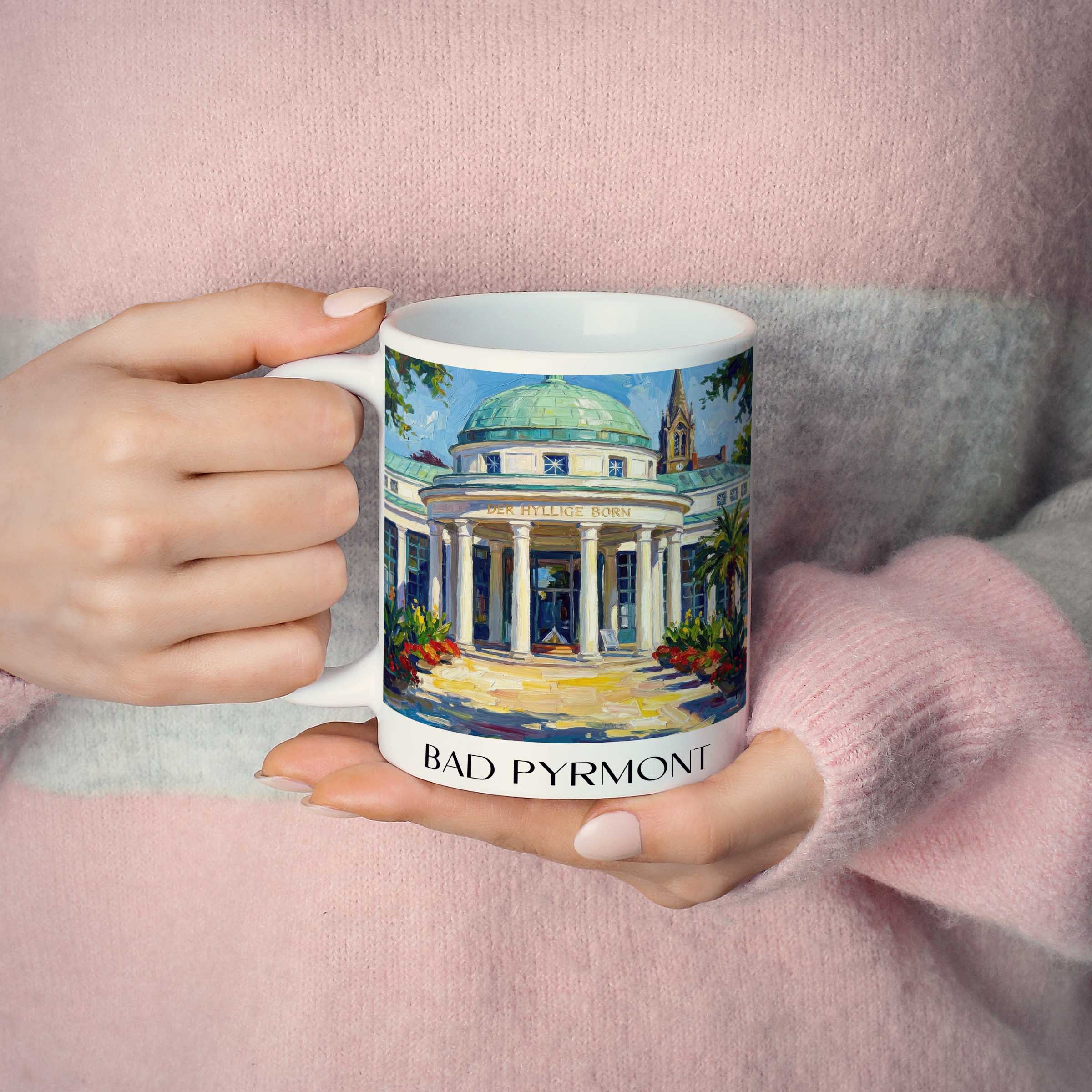 bad-pyrmont-niedersachsen-deutschland-kaffeebecher-oil-painting-oelgemaelde