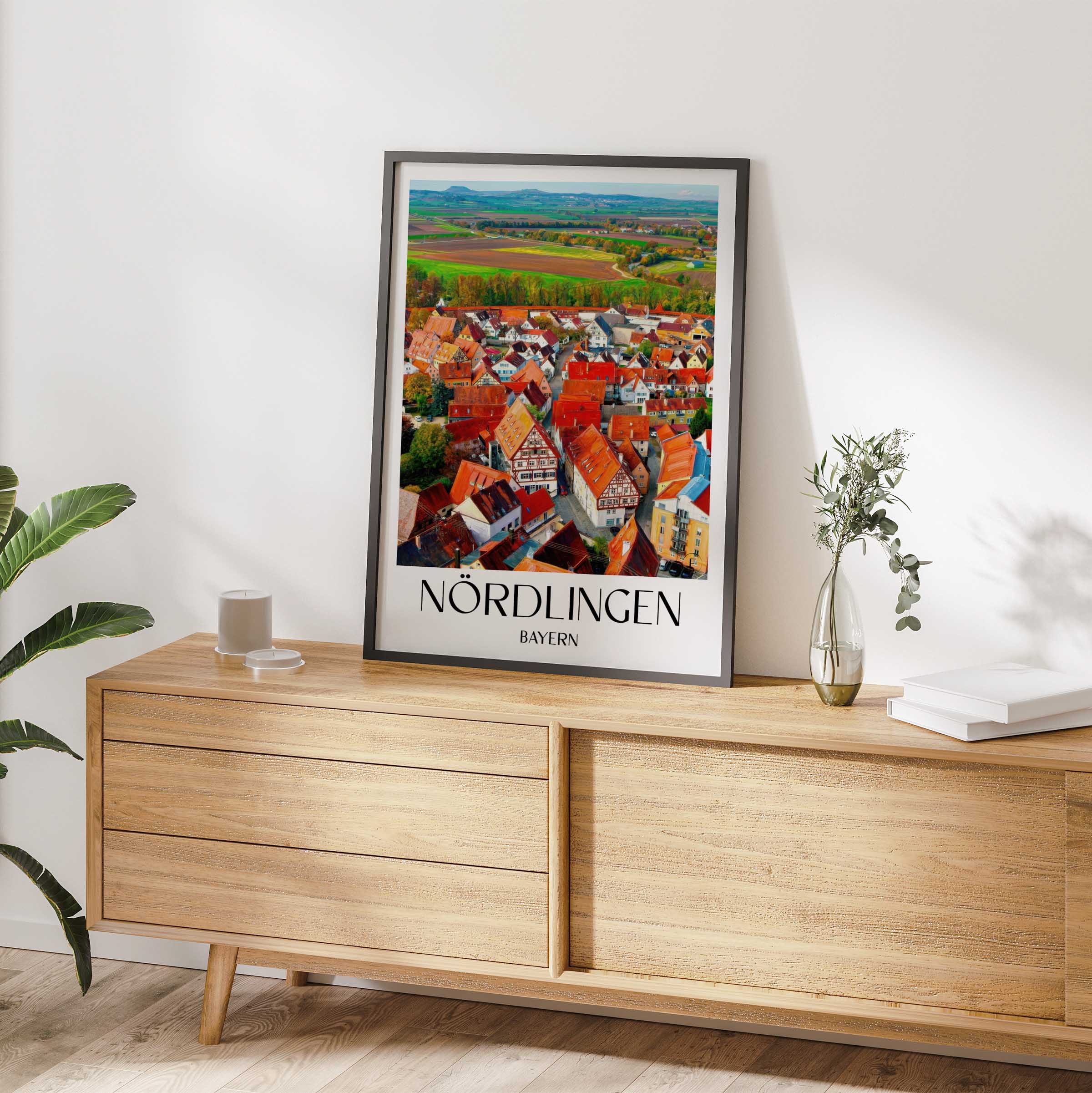nördlingen-bayern-deutschland-poster-oil-painting-oelgemaelde