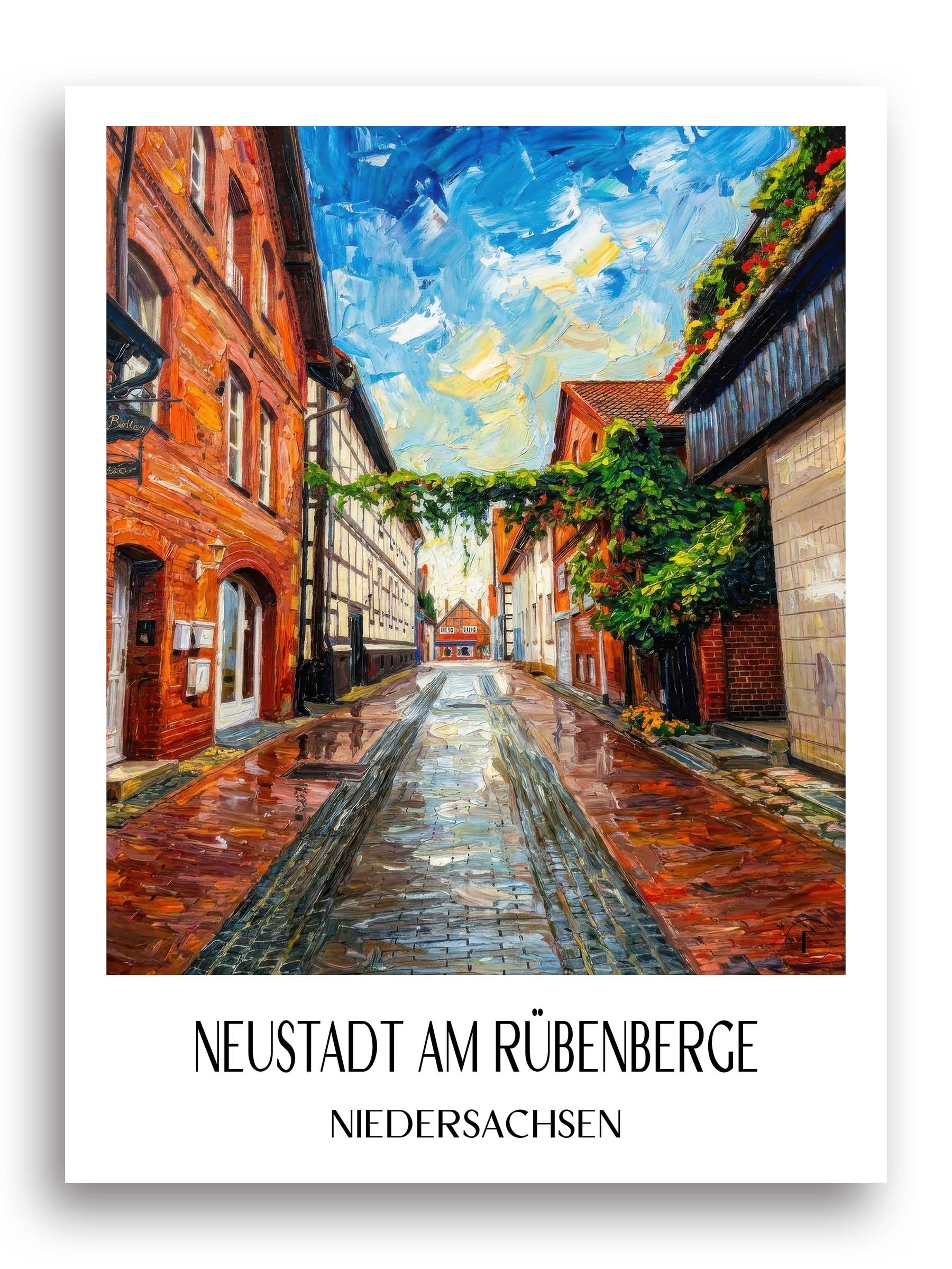 neustadt-am-rübenberge-niedersachsen-deutschland-poster-oil-painting-oelgemaelde