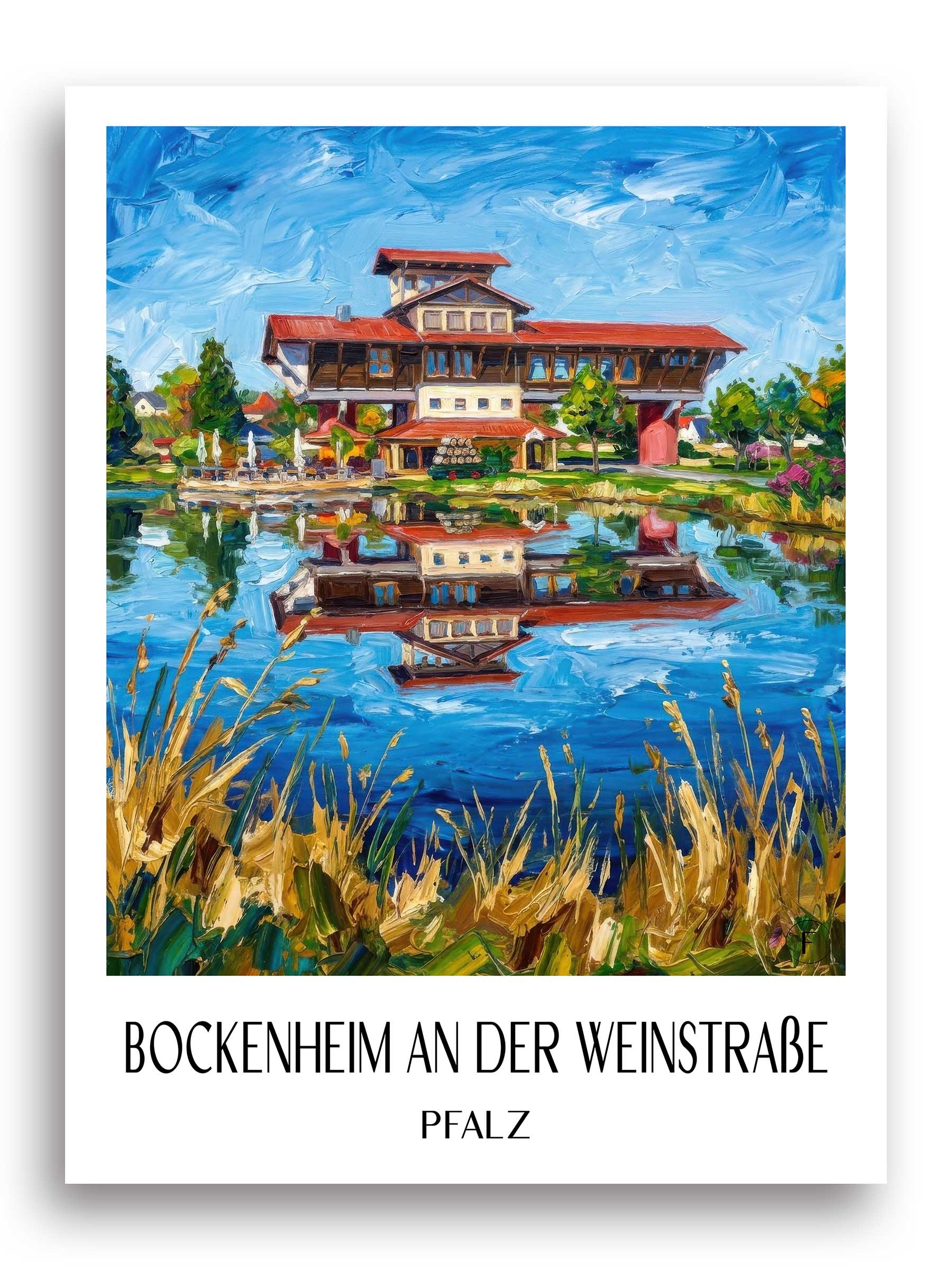 bockenheim-an-der-weinstraße-pfalz-deutschland-poster-oil-painting-oelgemaelde