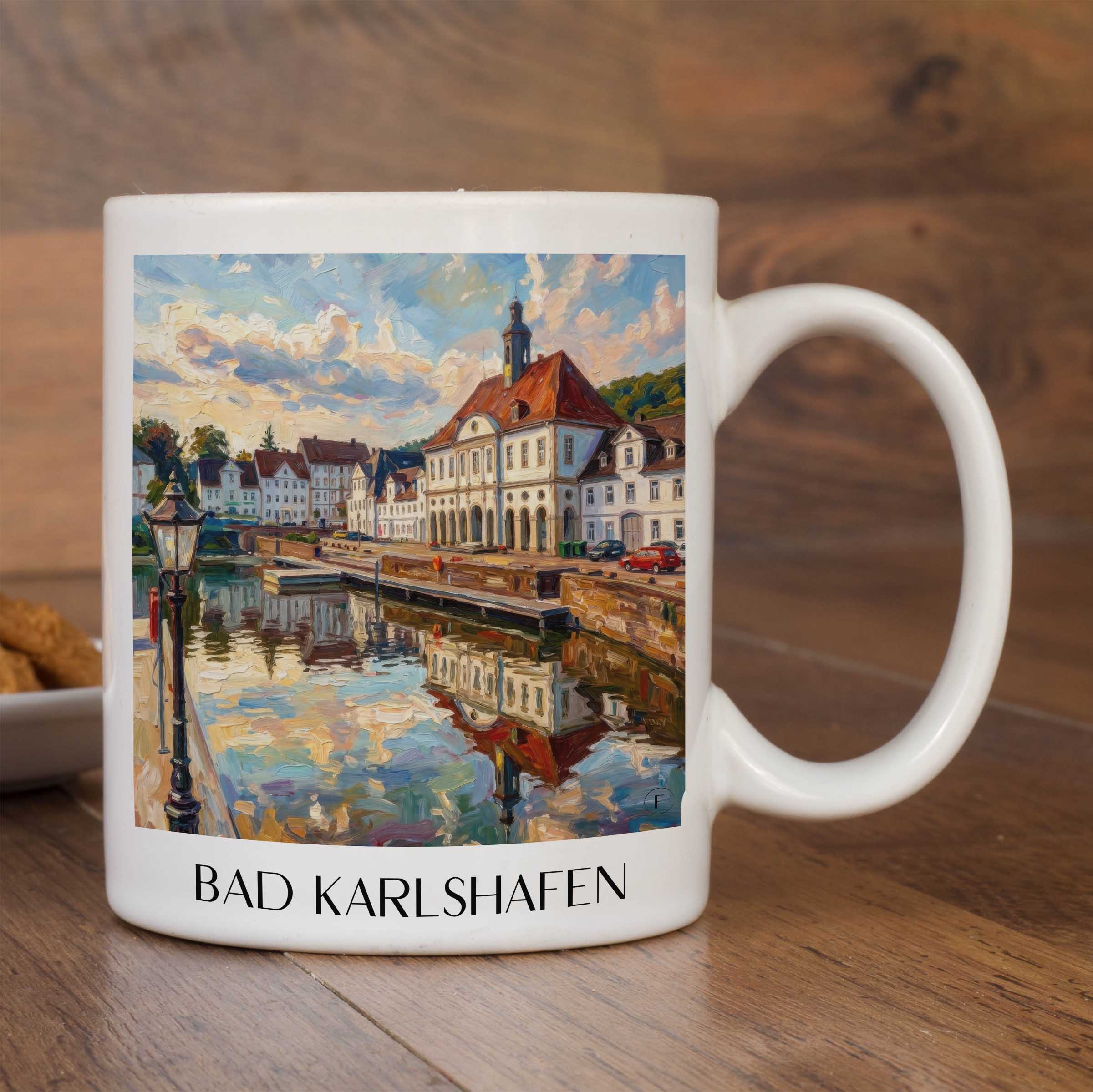 bad-karlshafen-hessen-deutschland-kaffeebecher-oil-painting-oelgemaelde