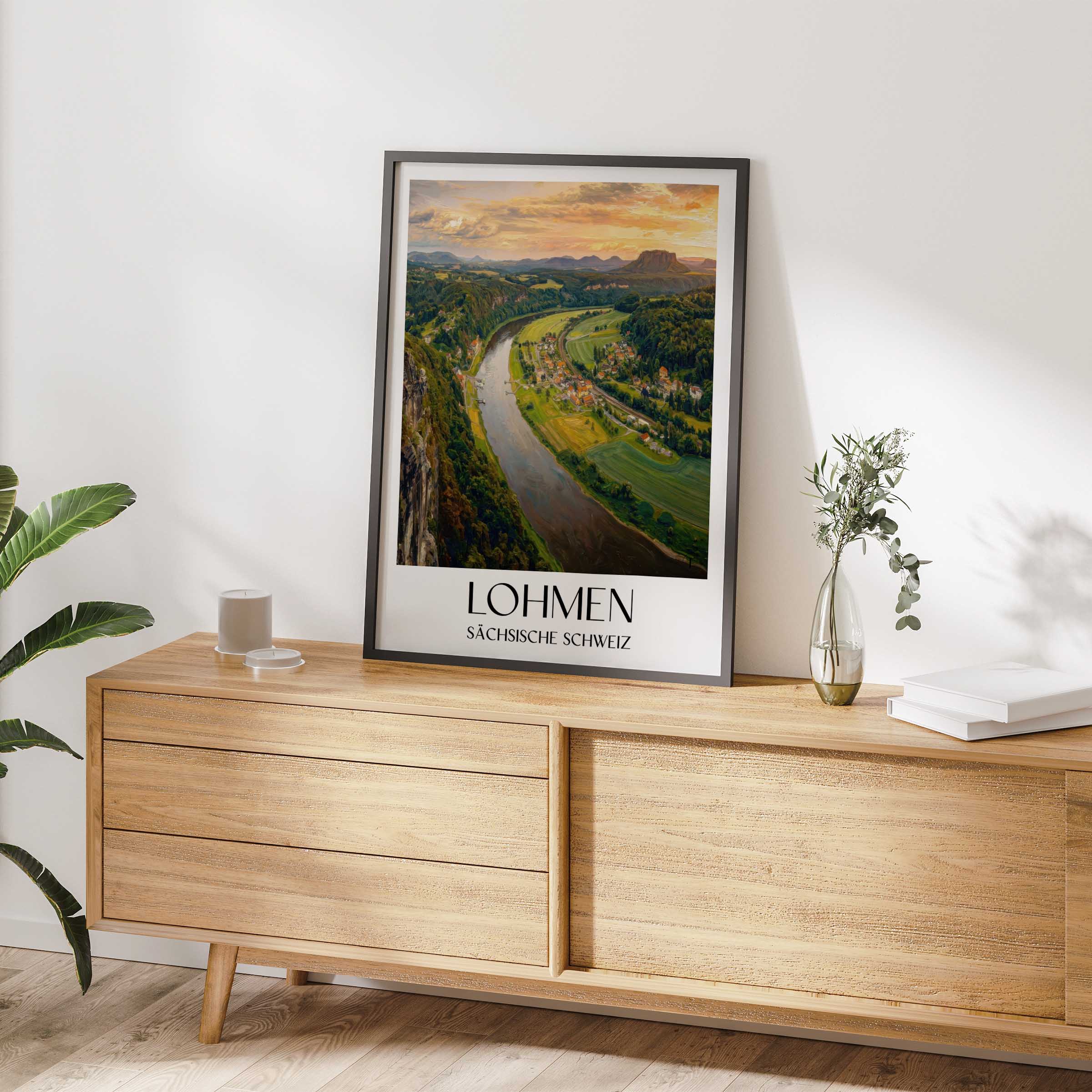 lohmen-sächsische-schweiz-deutschland-poster-oil-painting-oelgemaelde
