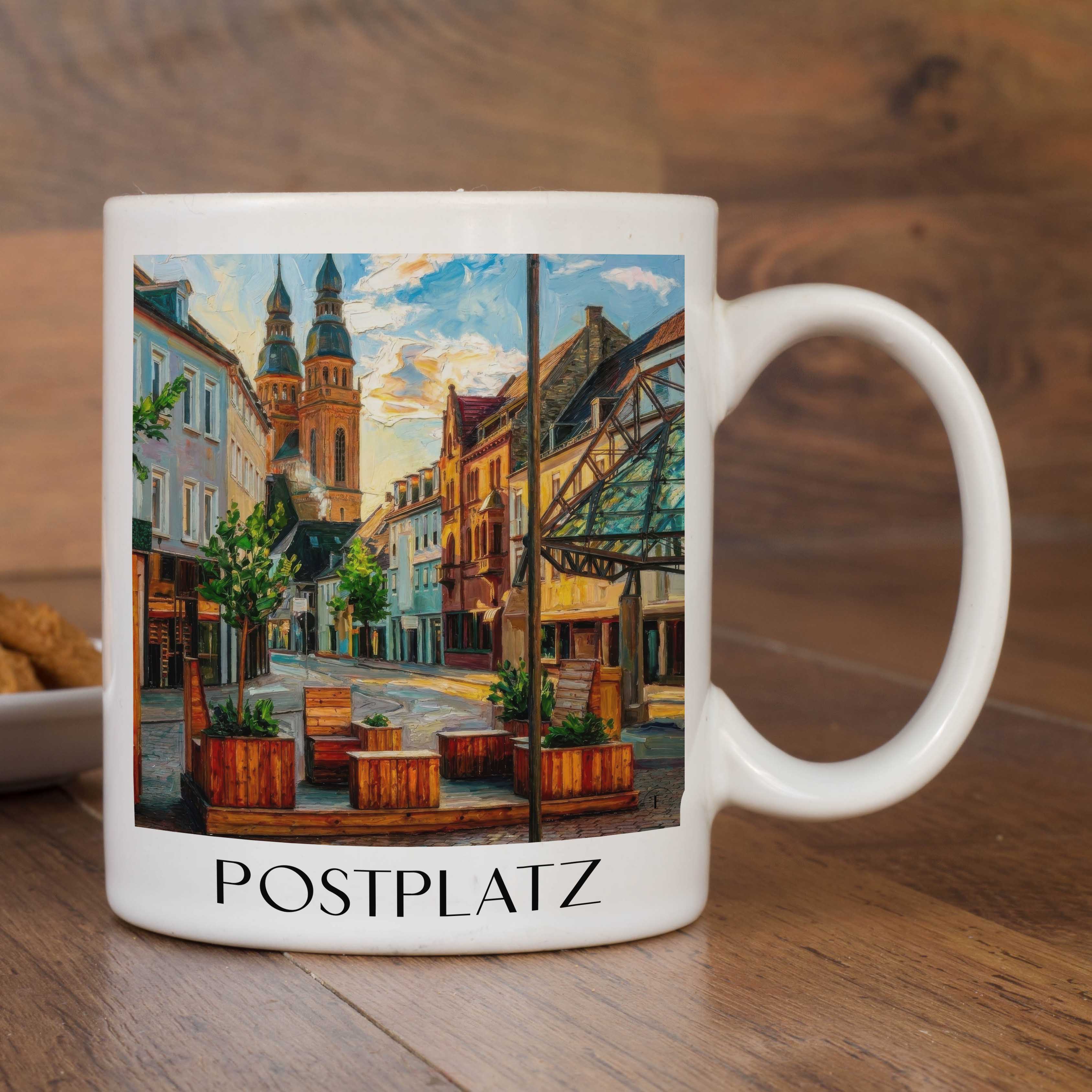 postplatz-speyer-deutschland-kaffeebecher-oil-painting-oelgemaelde