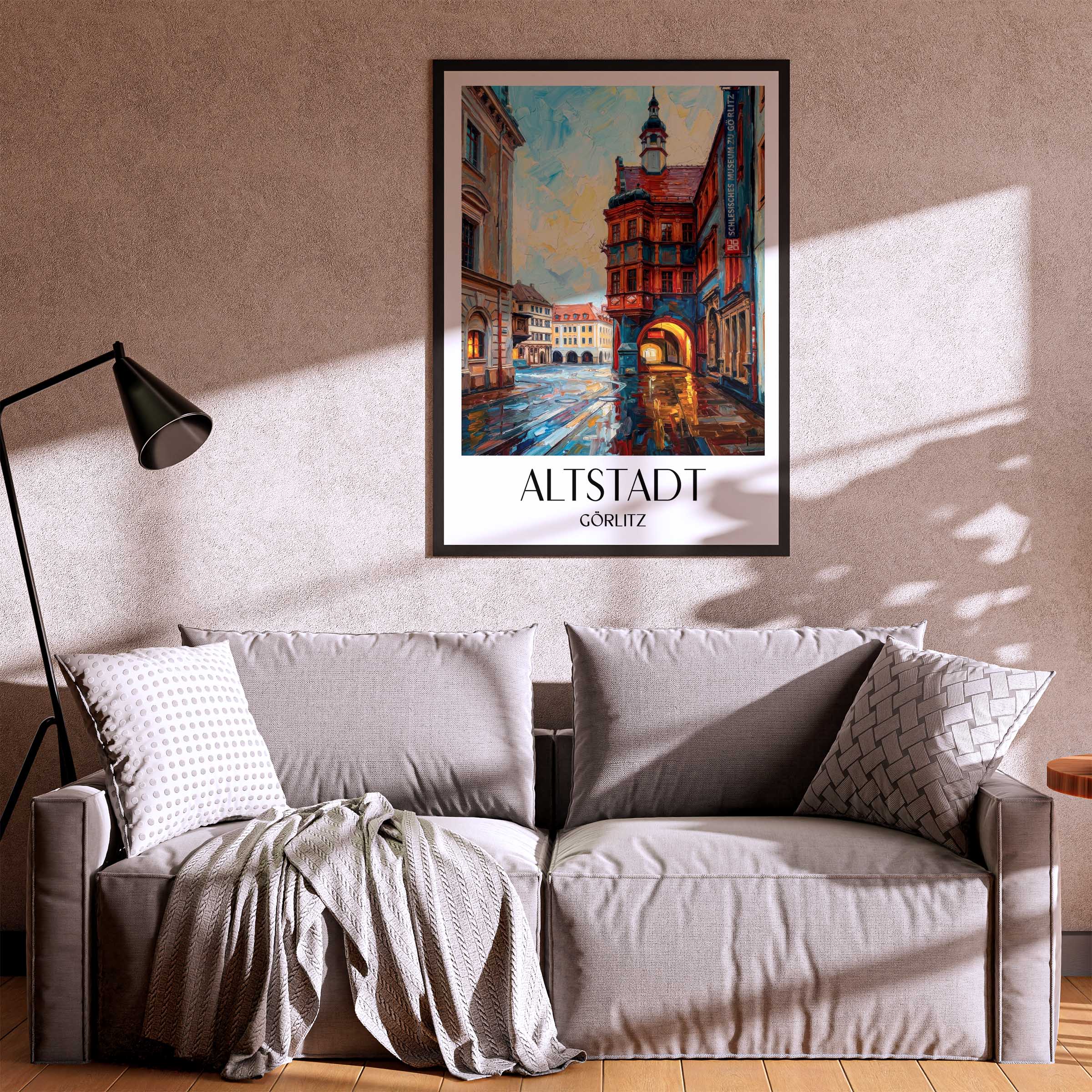 altstadt-görlitz-deutschland-poster-oil-painting-oelgemaelde
