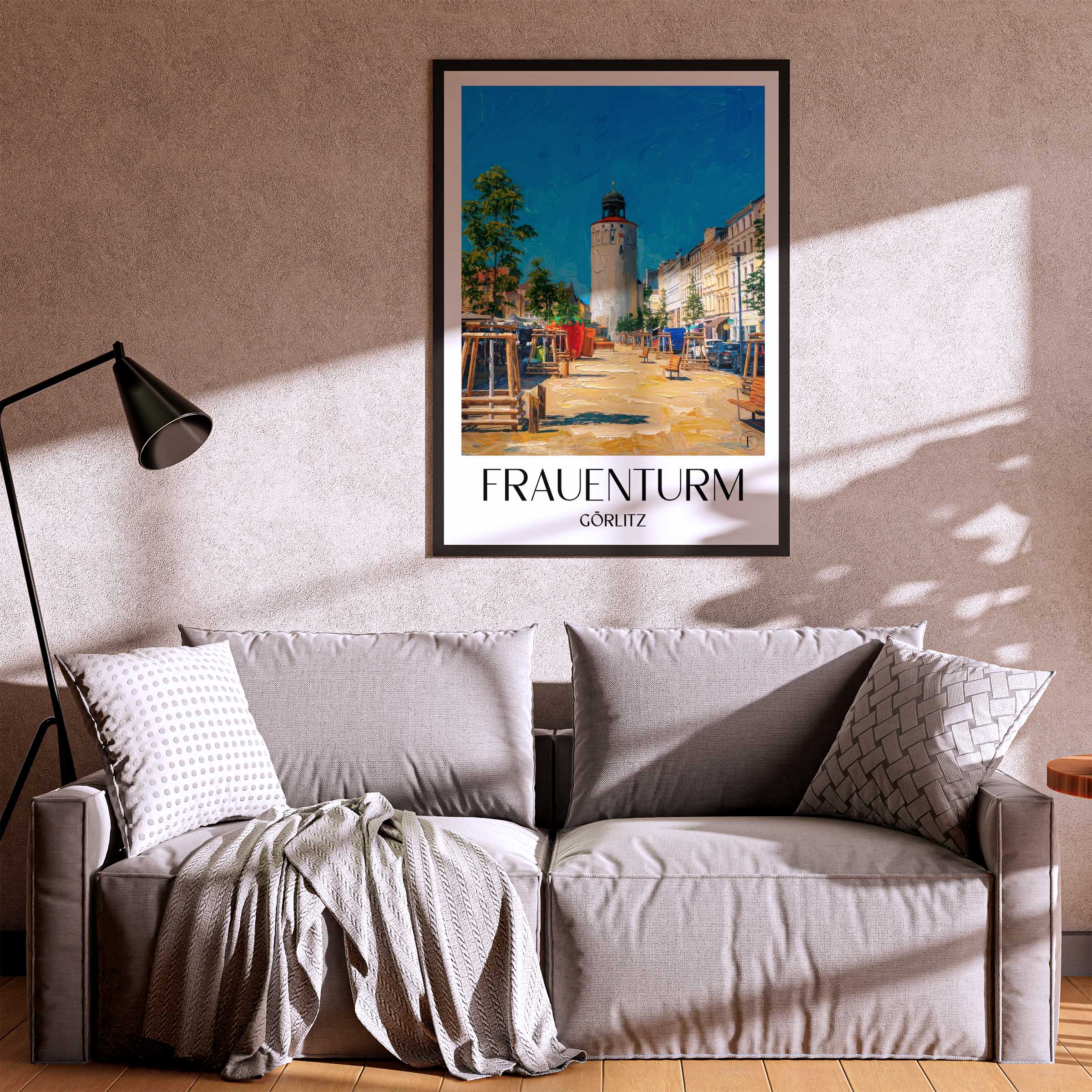 frauenturm-görlitz-deutschland-poster-oil-painting-oelgemaelde