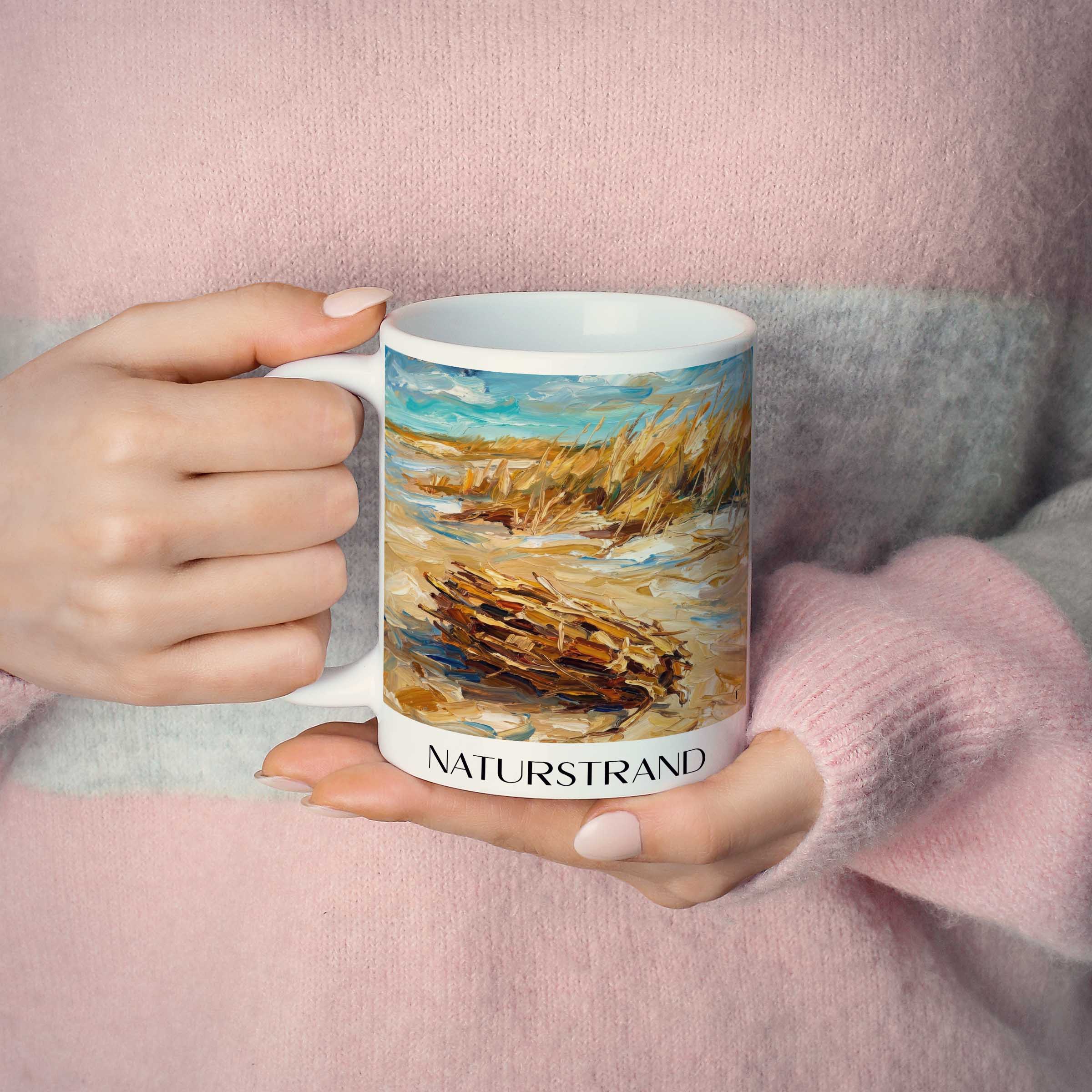 naturstrand-emden-deutschland-kaffeebecher-oil-painting-oelgemaelde