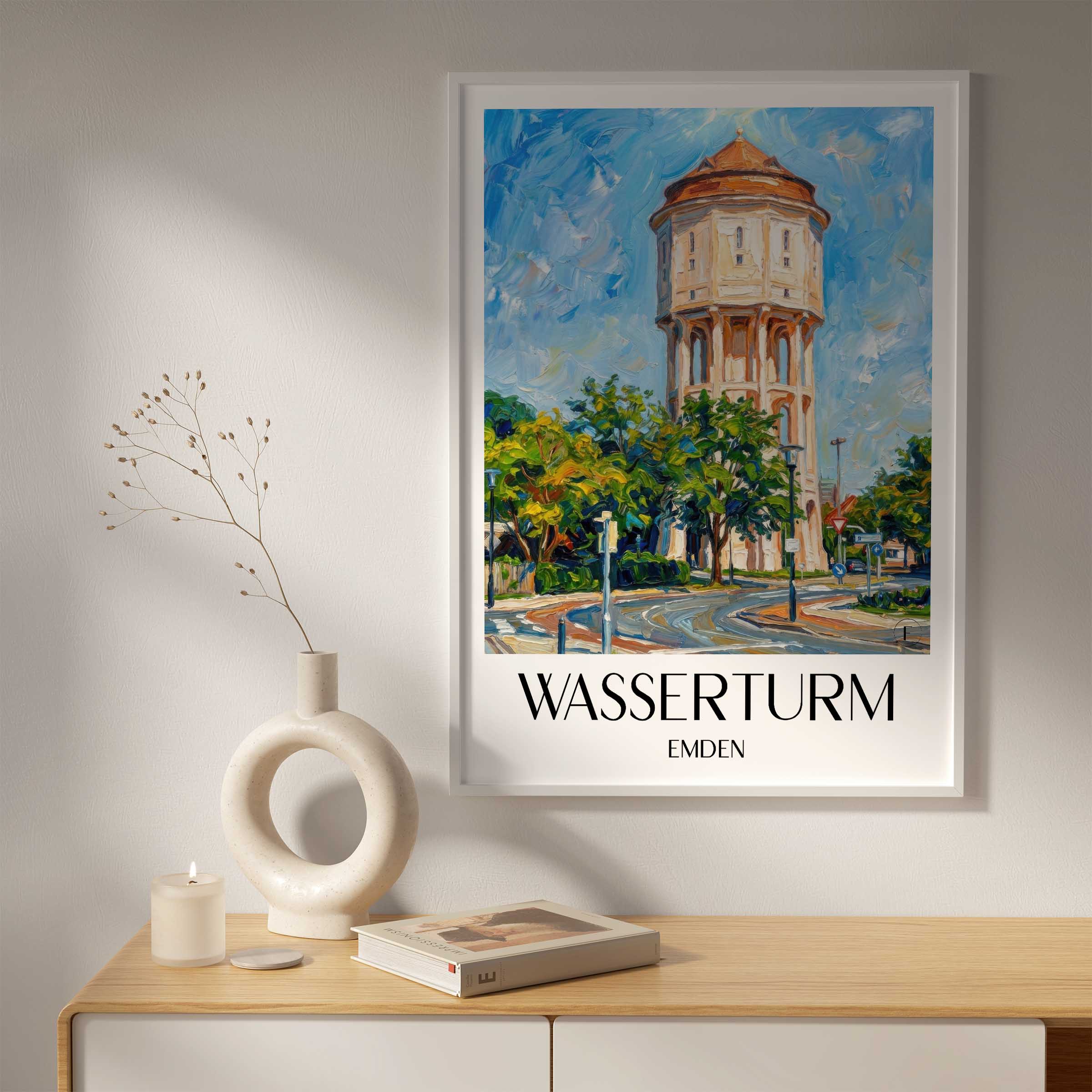 wasserturm-emden-deutschland-poster-oil-painting-oelgemaelde