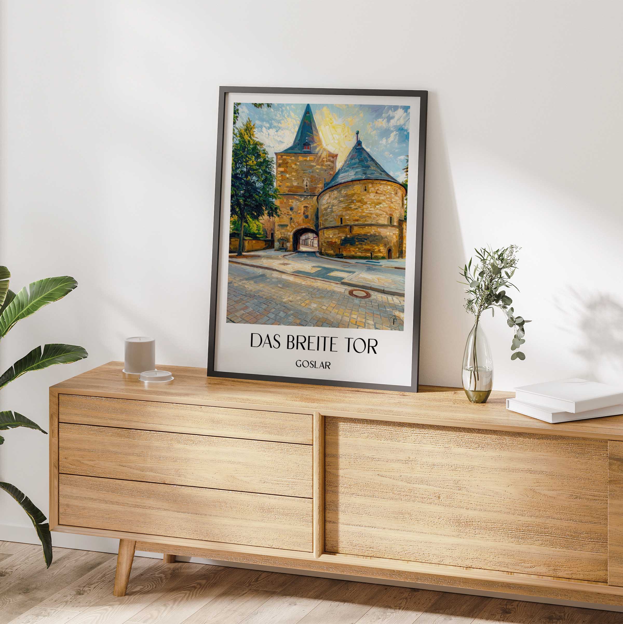 das-breite-tor-goslar-deutschland-poster-oil-painting-oelgemaelde