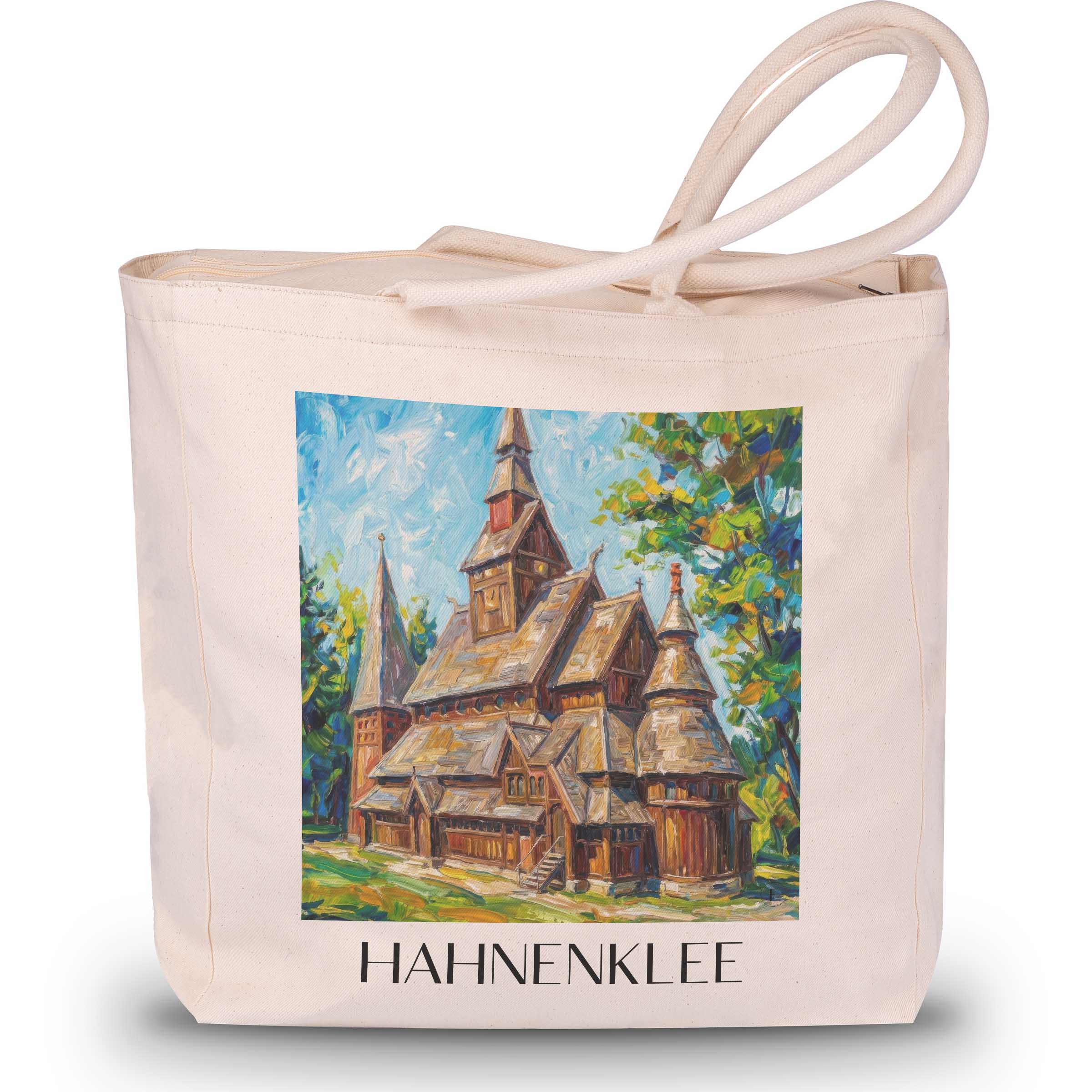 Hahnenklee Shopping Tasche - Goslar - Deutschland Tote Bag - Einkaufstasche im Ölgemälde Stil