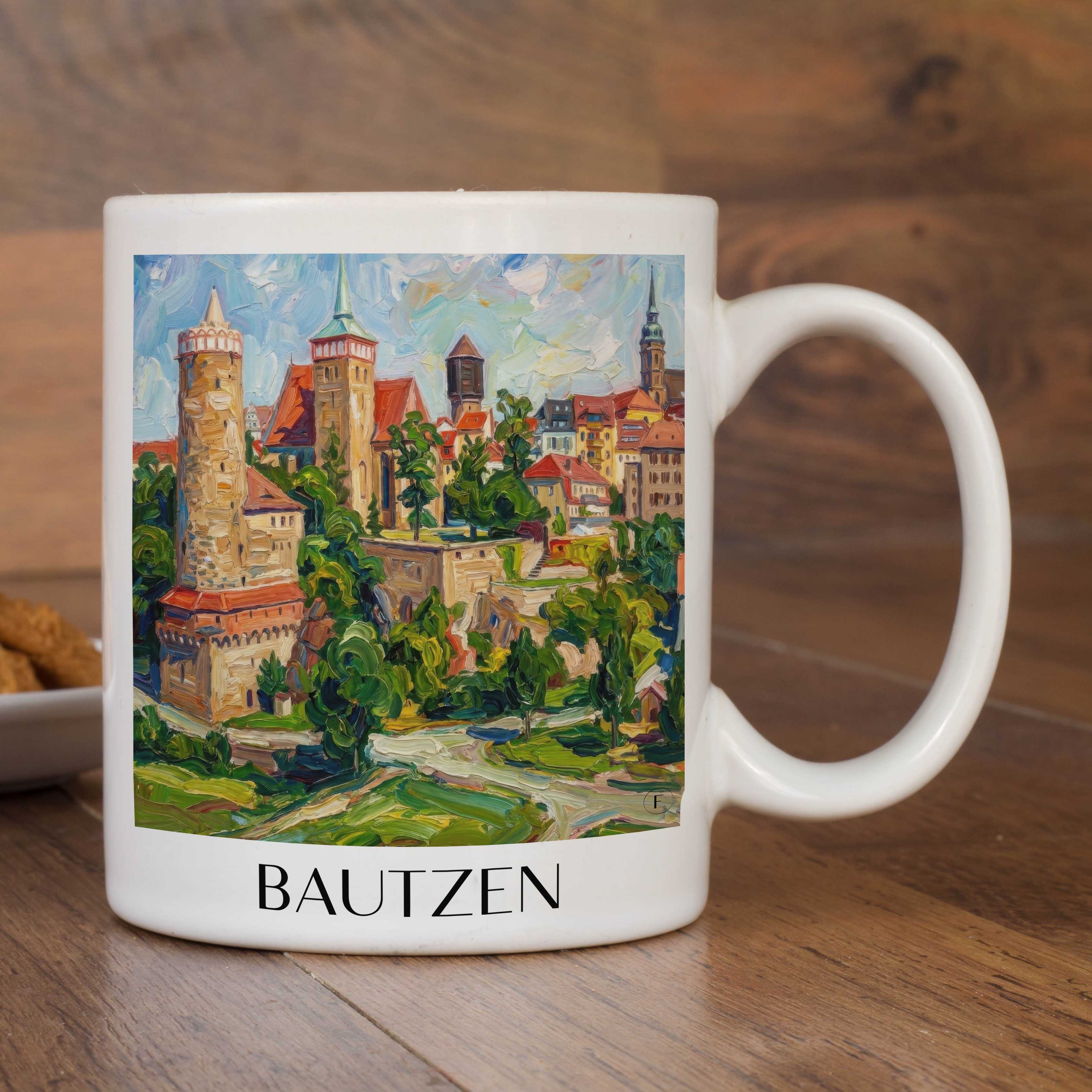 bautzen--oberlausitz-deutschland-kaffeebecher-oil-painting-oelgemaelde