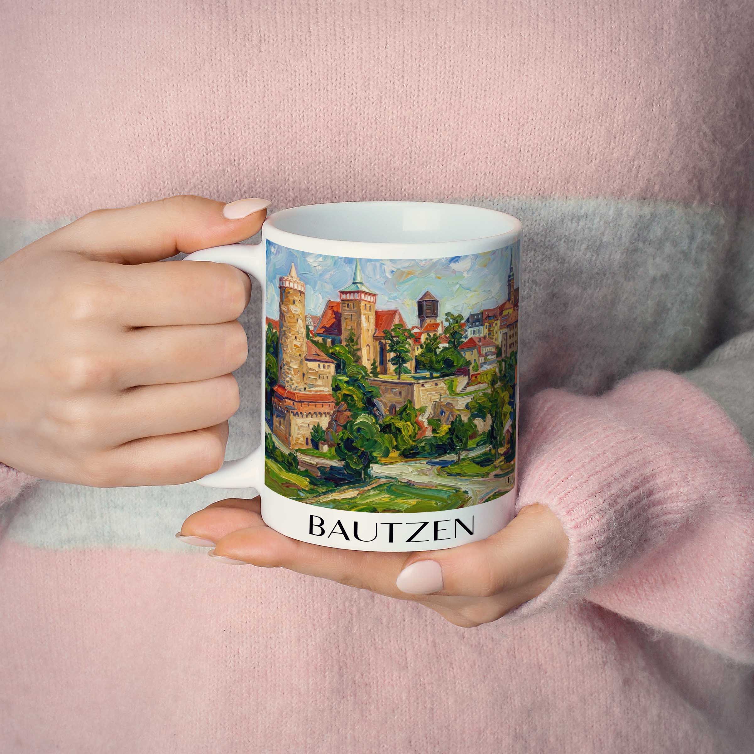 bautzen--oberlausitz-deutschland-kaffeebecher-oil-painting-oelgemaelde