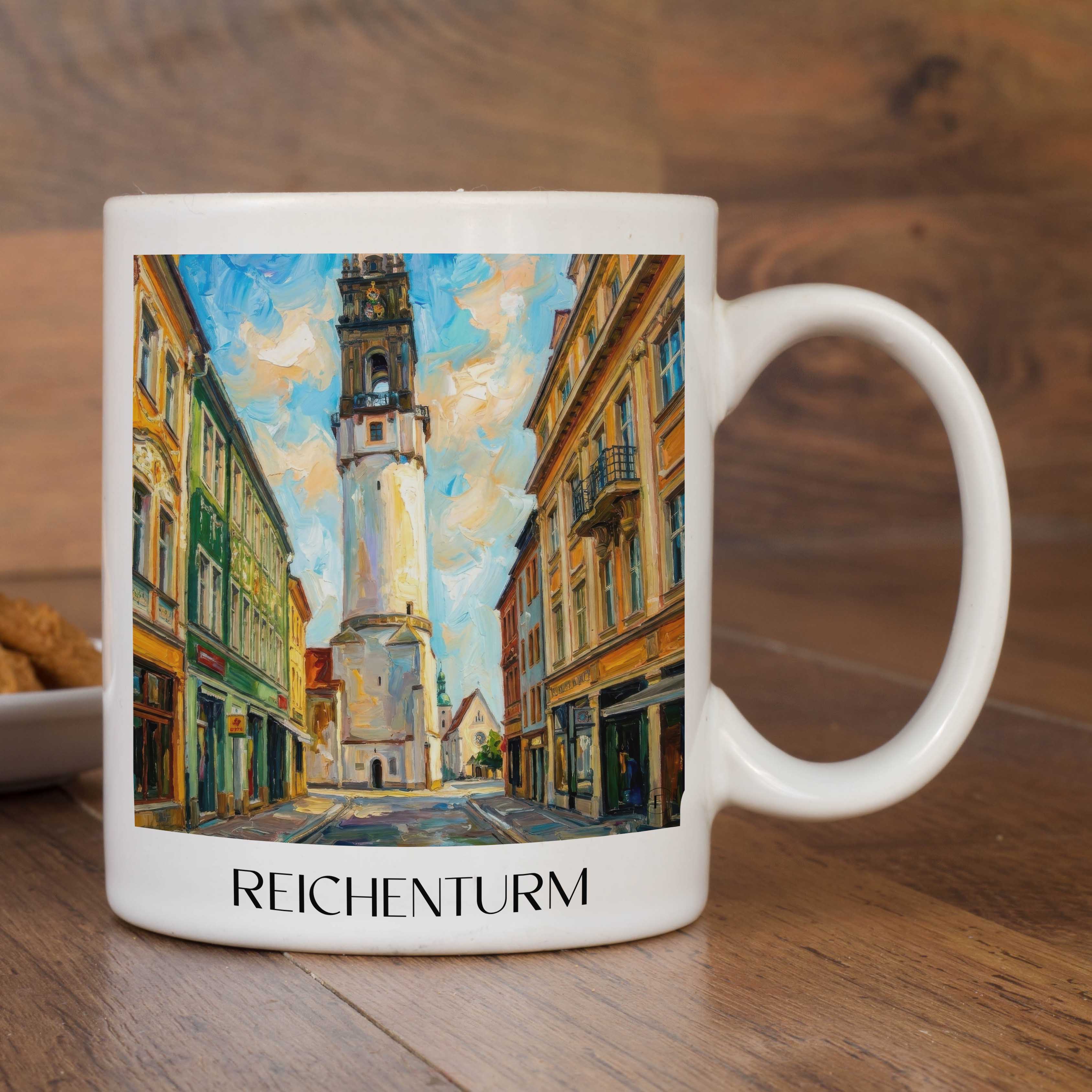 reichenturm--bautzen-deutschland-kaffeebecher-oil-painting-oelgemaelde