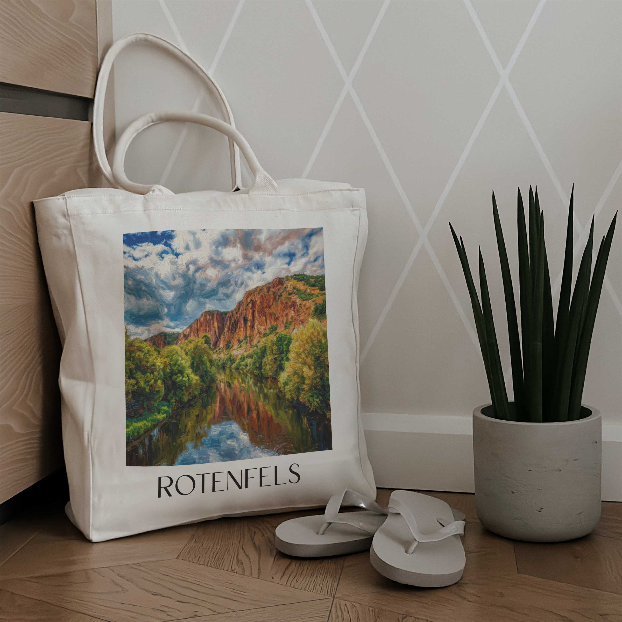 rotenfels-bad-kreuznach-deutschland-einkaufstasche-oil-painting-oelgemaelde