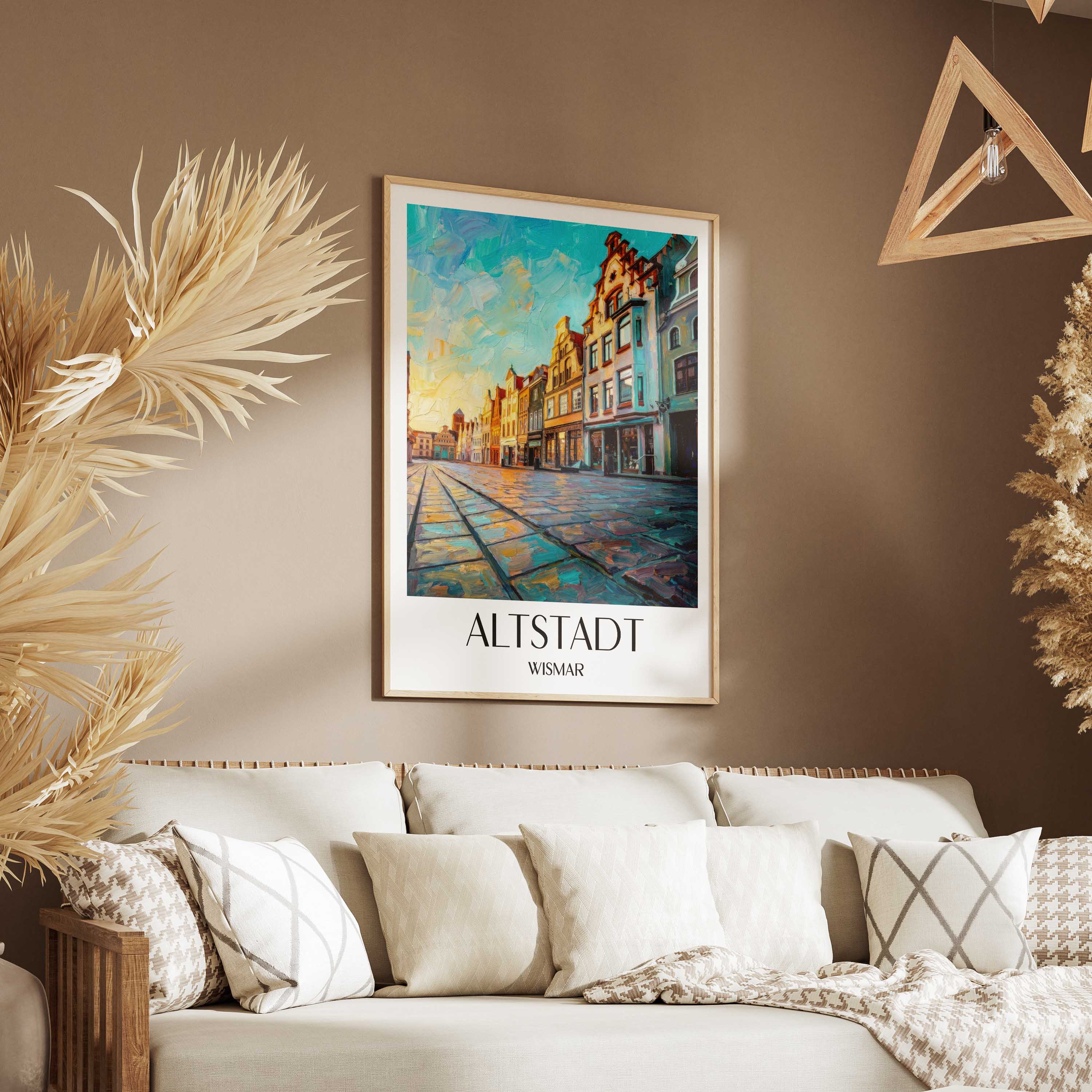 altstadt-wismar-deutschland-poster-oil-painting-oelgemaelde