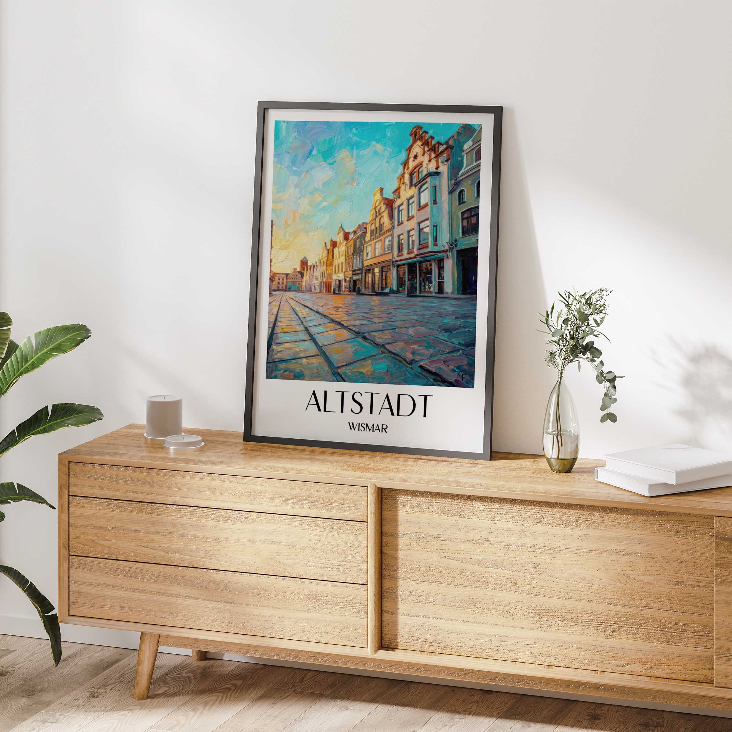 altstadt-wismar-deutschland-poster-oil-painting-oelgemaelde