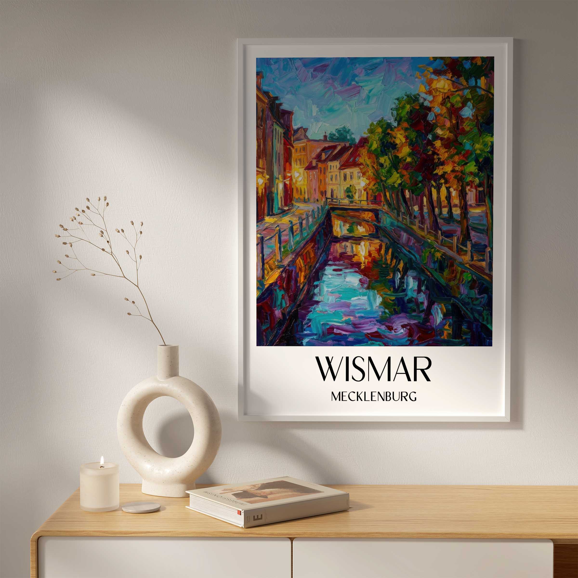 wismar-(bei-nacht)-mecklenburg-deutschland-poster-oil-painting-oelgemaelde
