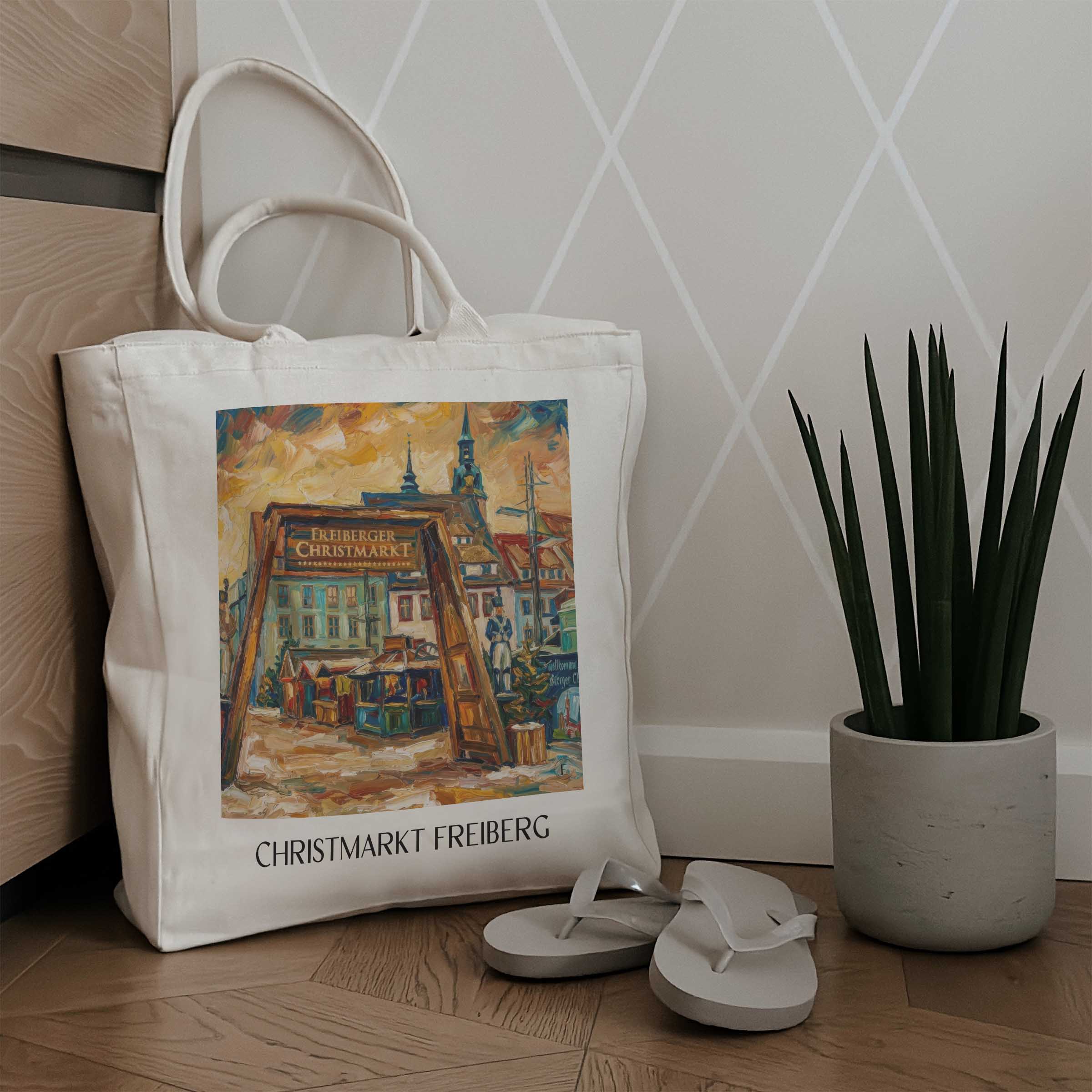 christmarkt-freiberg-deutschland-einkaufstasche-oil-painting-oelgemaelde