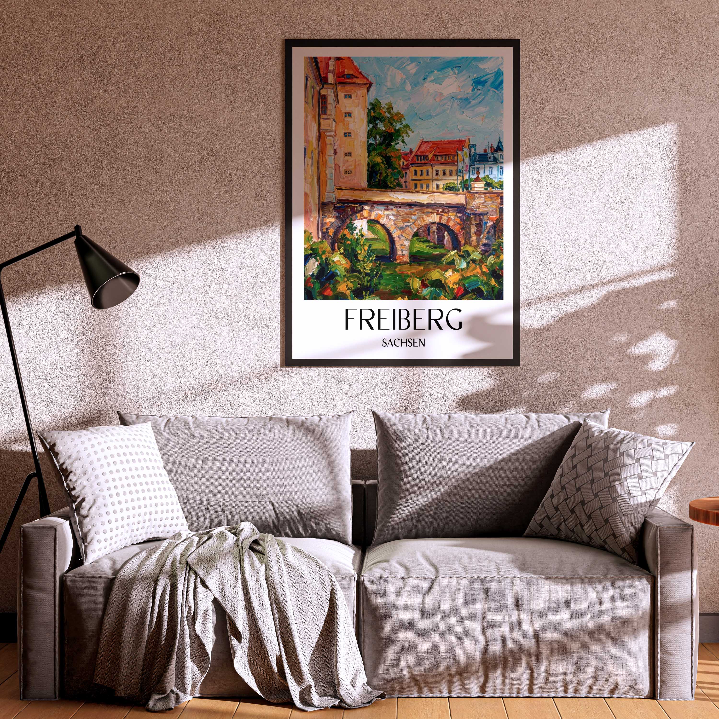 freiberg-sachsen-deutschland-poster-oil-painting-oelgemaelde