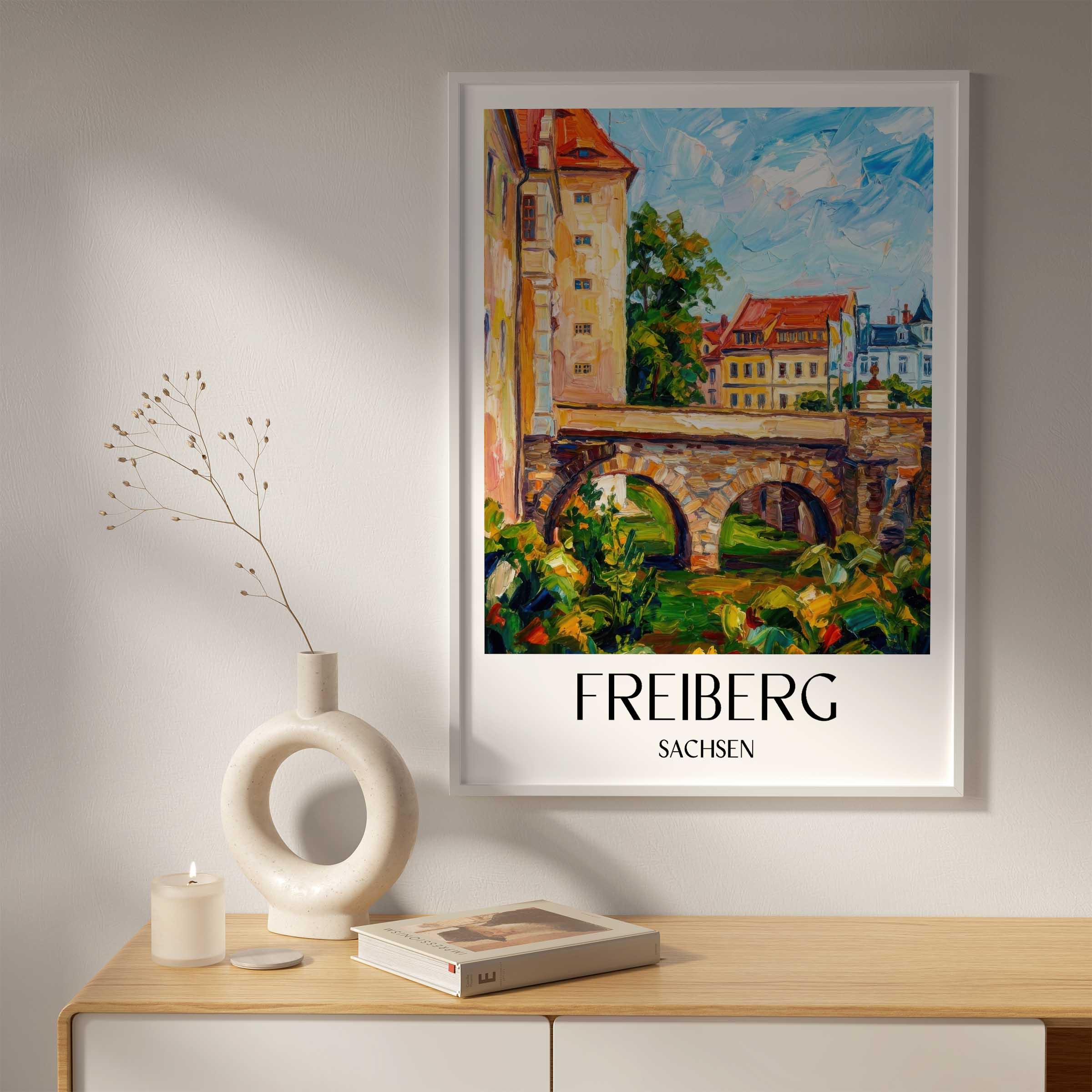 freiberg-sachsen-deutschland-poster-oil-painting-oelgemaelde