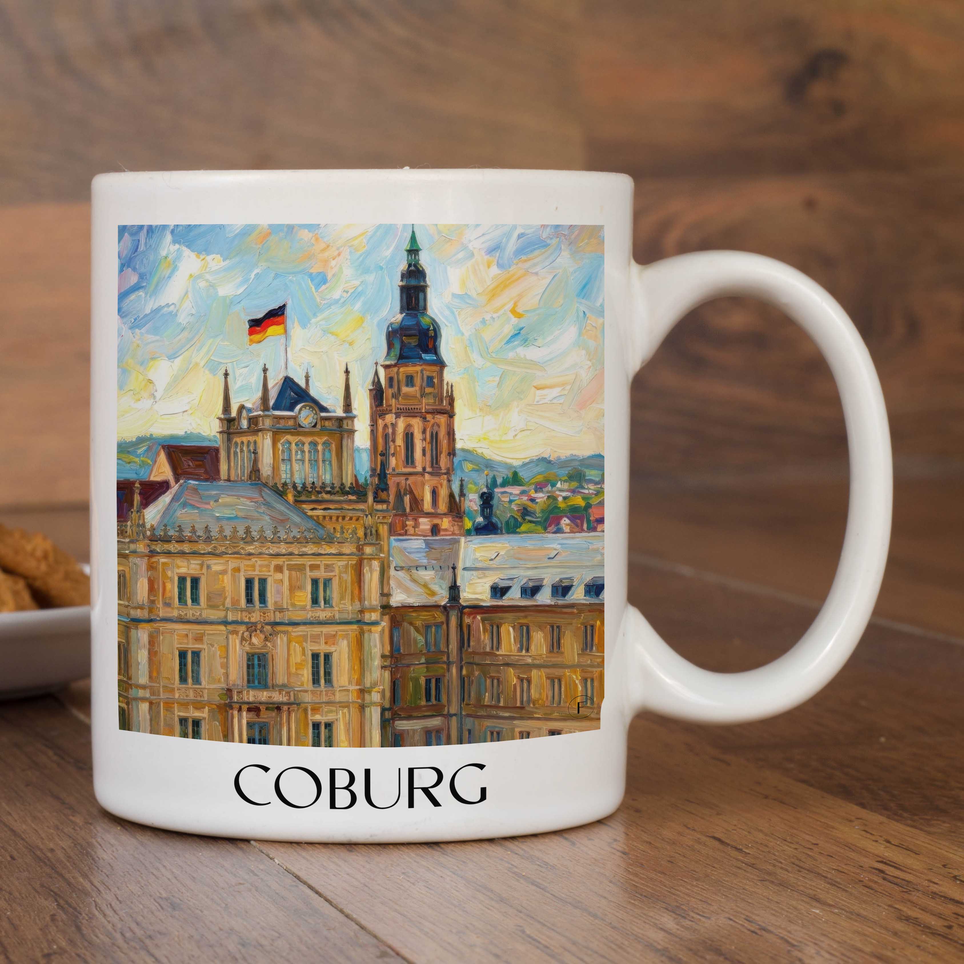 coburg-oberfranken-deutschland-kaffeebecher-oil-painting-oelgemaelde