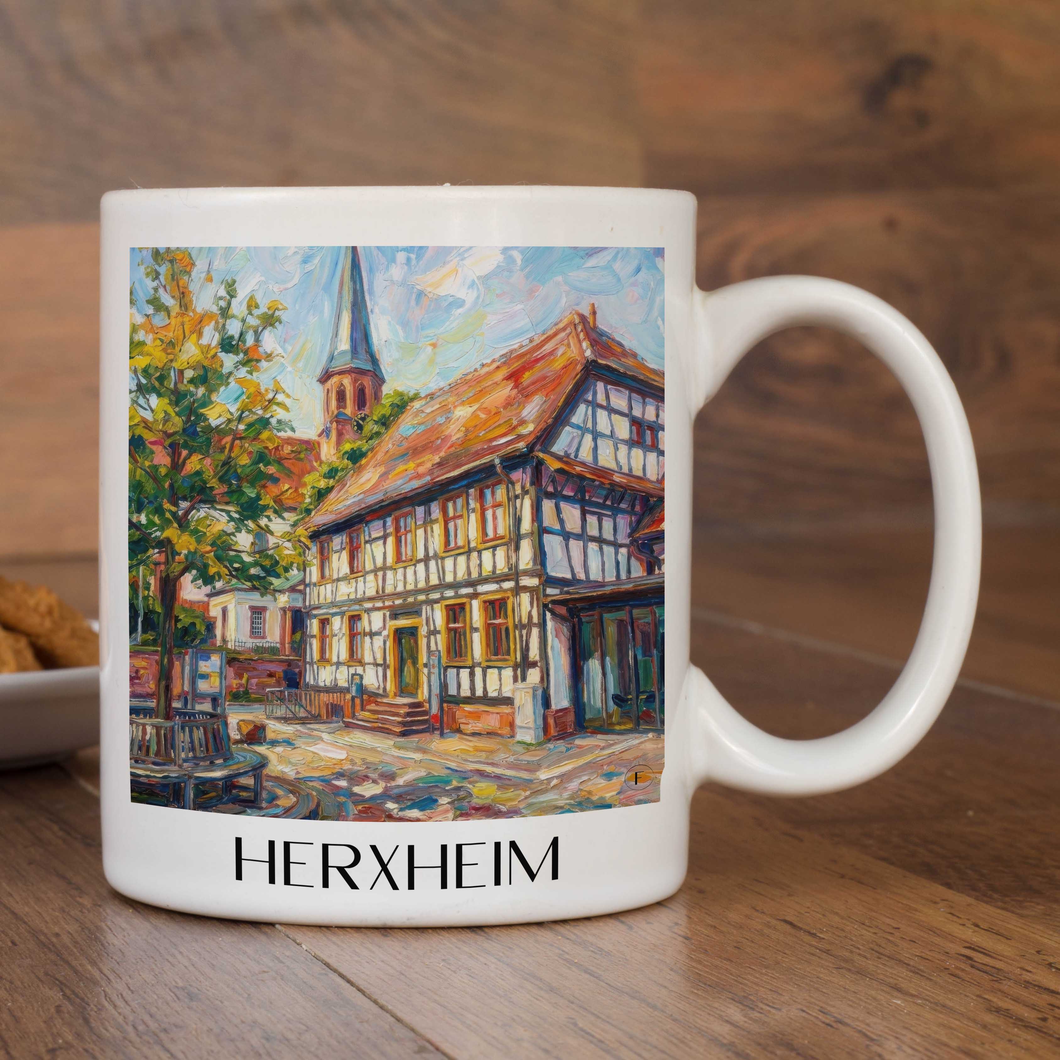 herxheim-pfalz-deutschland-kaffeebecher-oil-painting-oelgemaelde