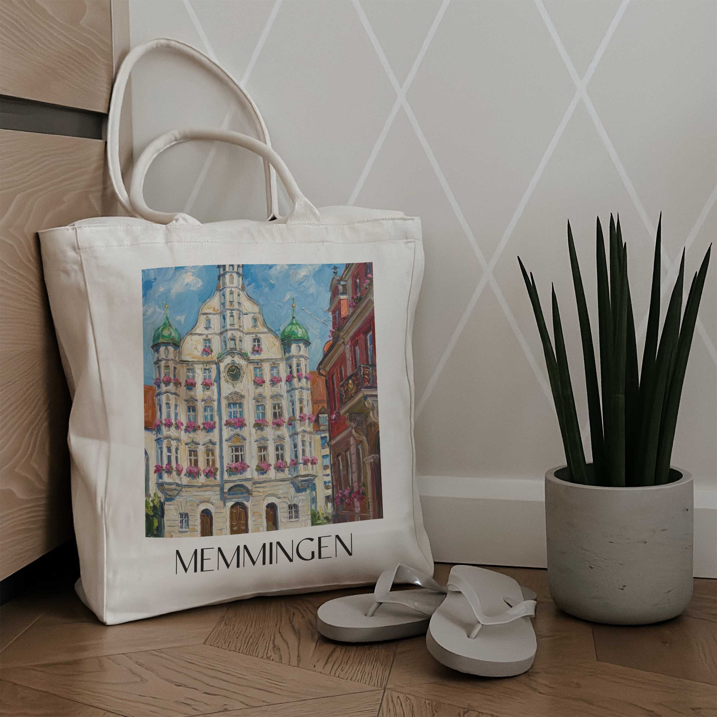 memmingen-schwaben-deutschland-einkaufstasche-oil-painting-oelgemaelde