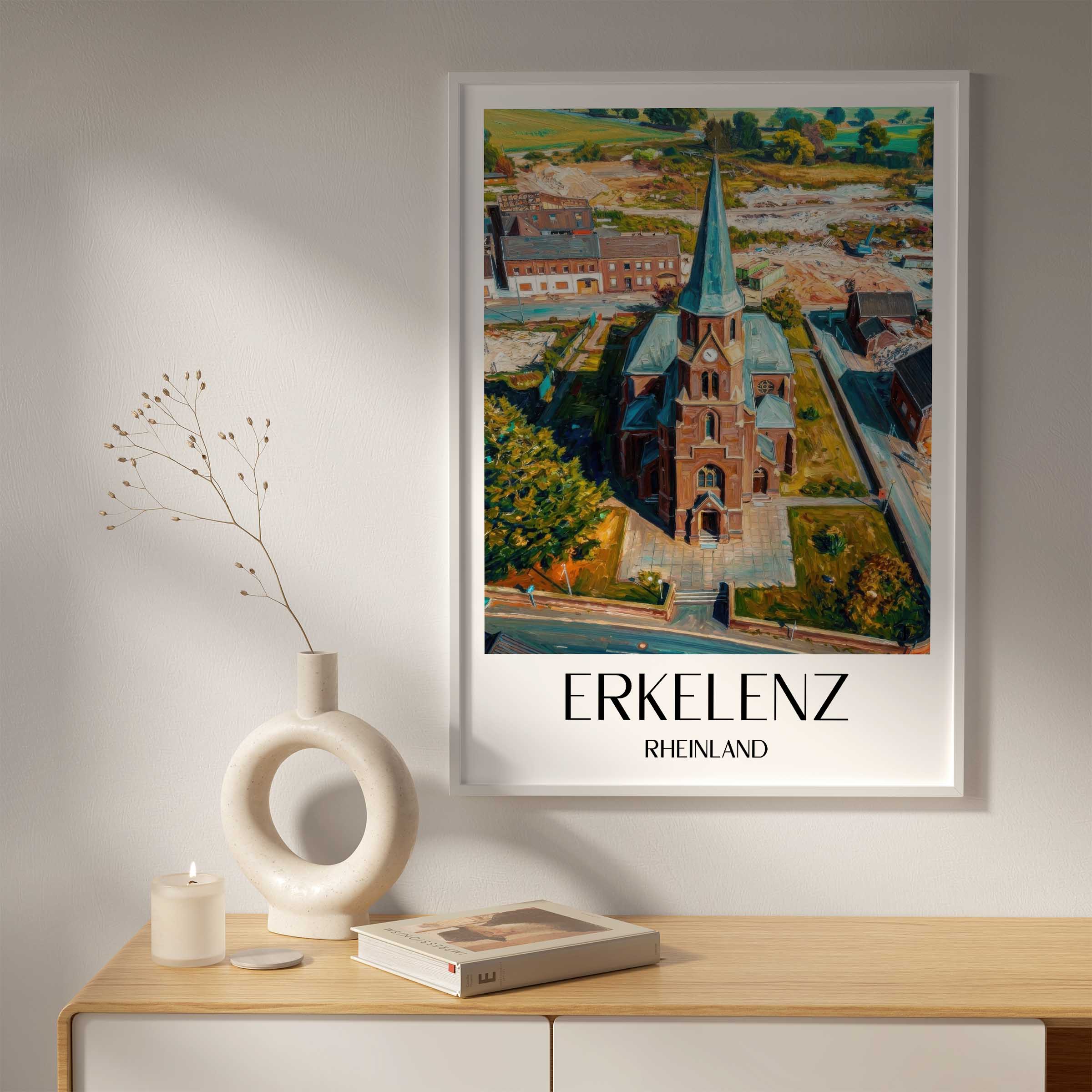 erkelenz-rheinland-deutschland-poster-oil-painting-oelgemaelde