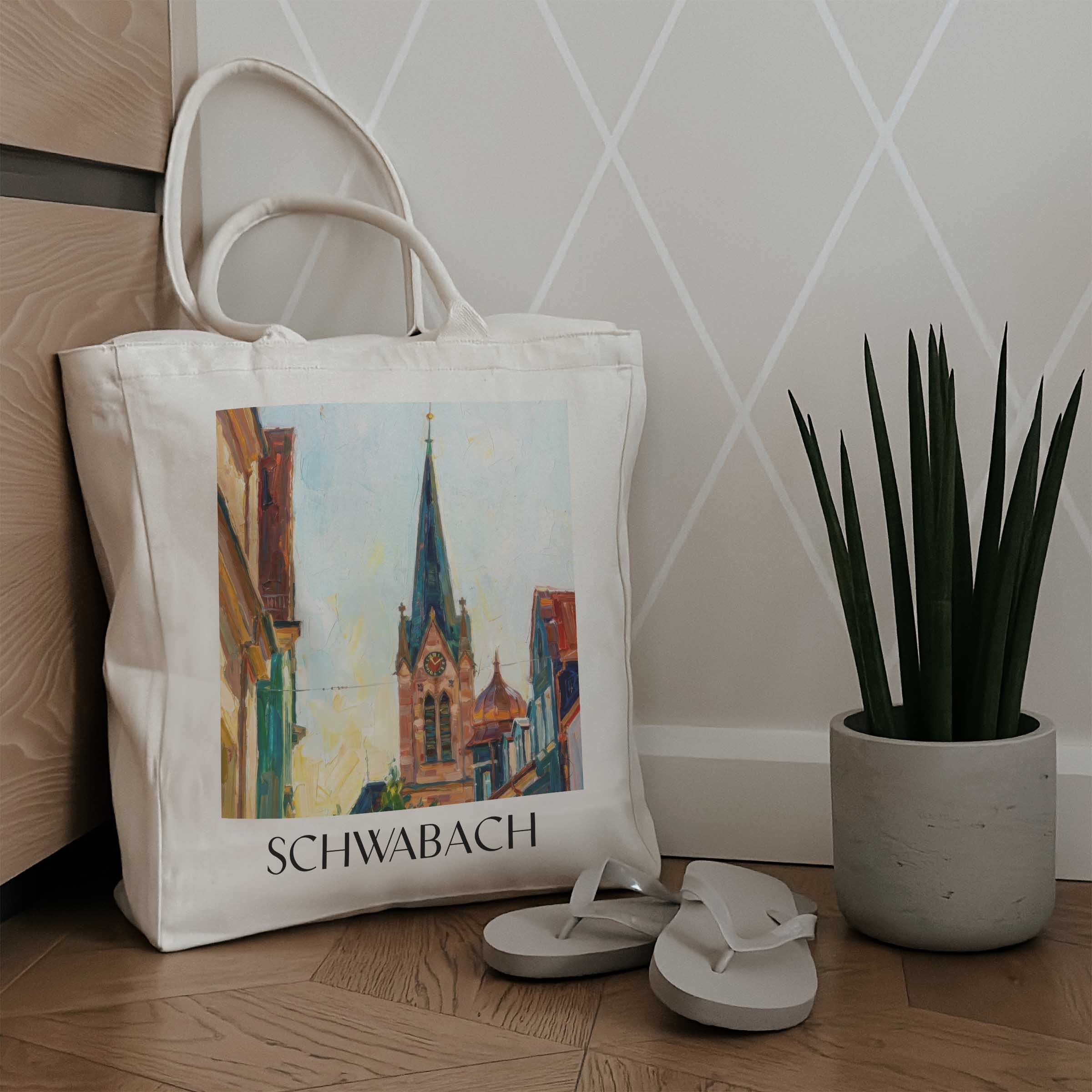 schwabach-mittelfranken-deutschland-einkaufstasche-oil-painting-oelgemaelde