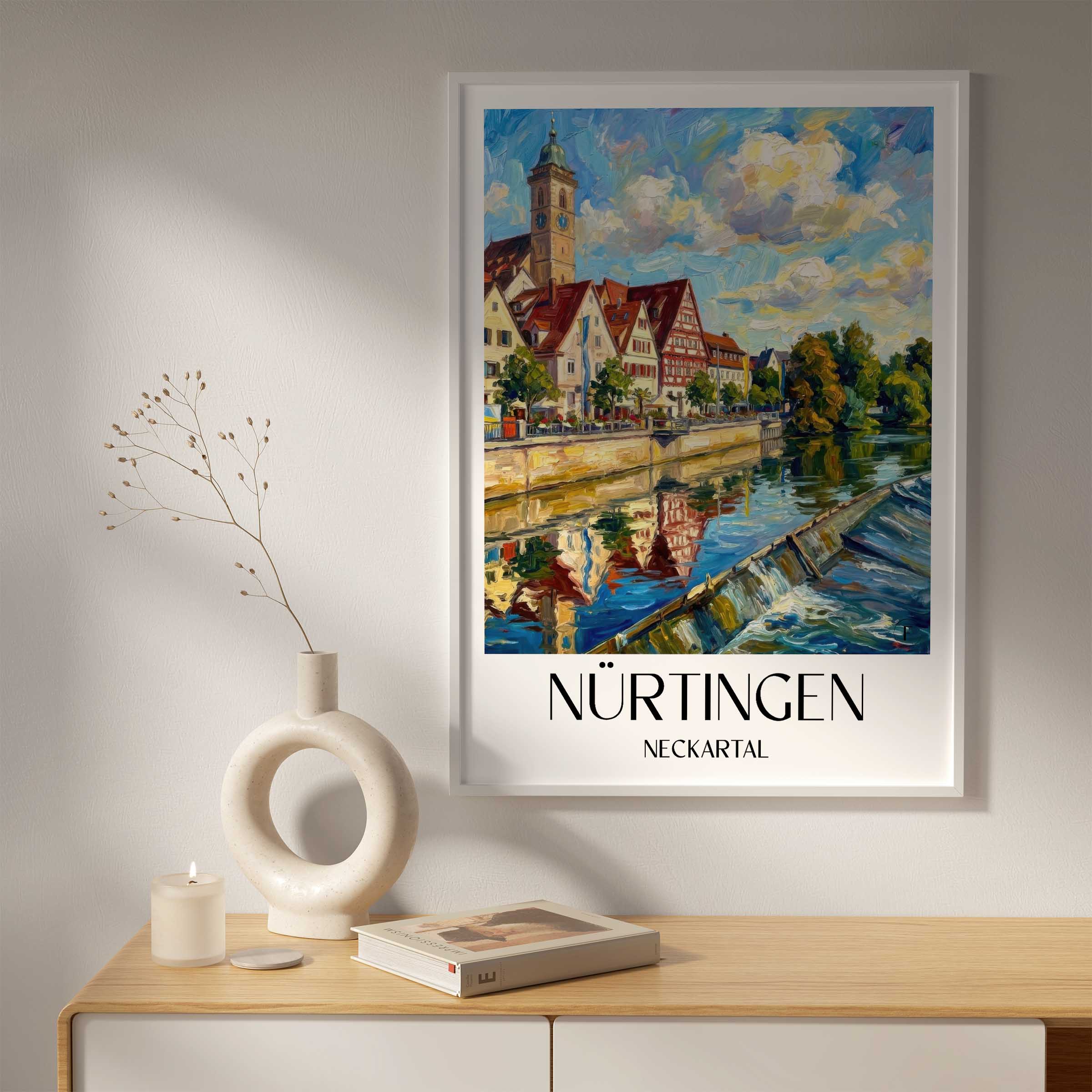 nürtingen-neckartal-deutschland-poster-oil-painting-oelgemaelde