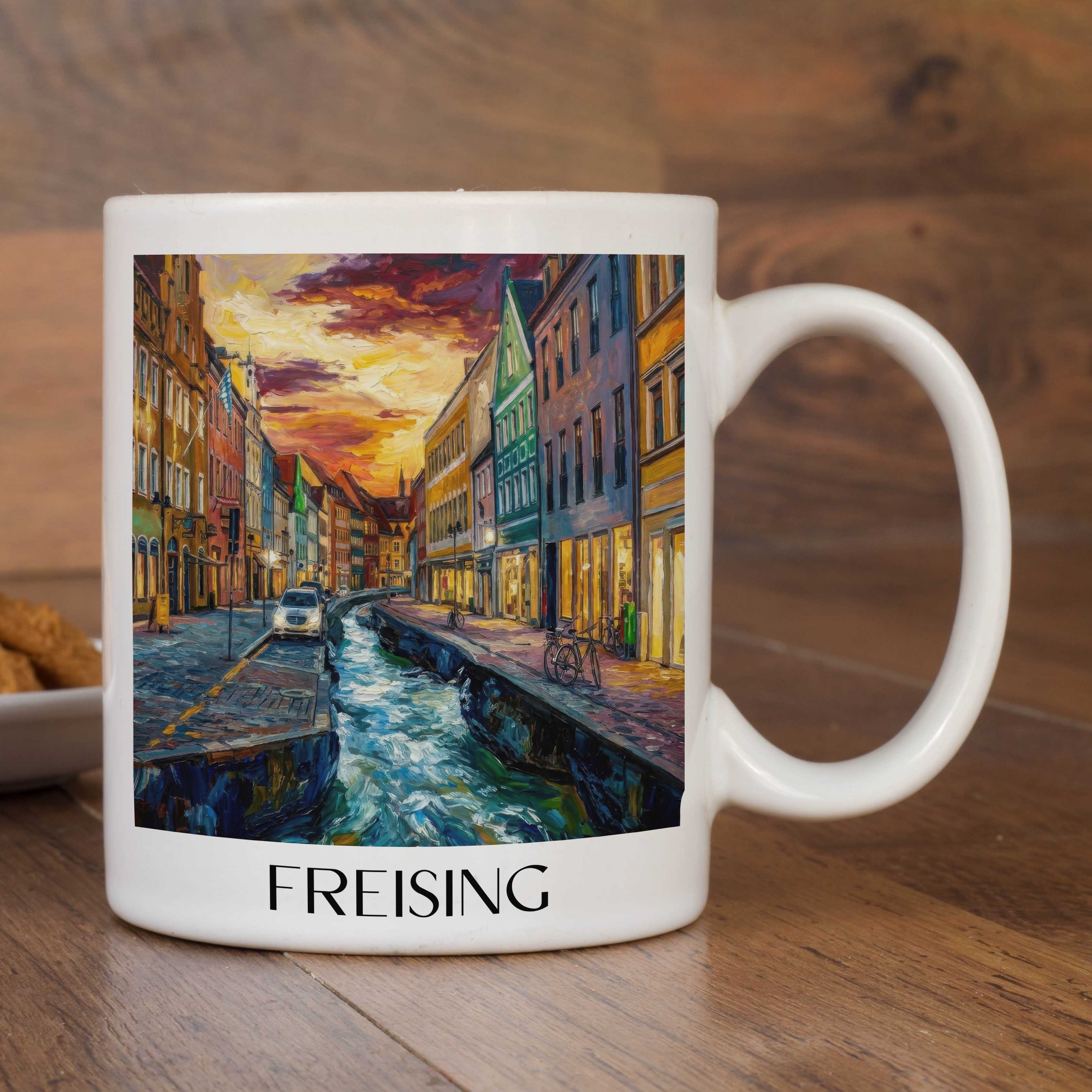 freising-oberbayern-deutschland-kaffeebecher-oil-painting-oelgemaelde