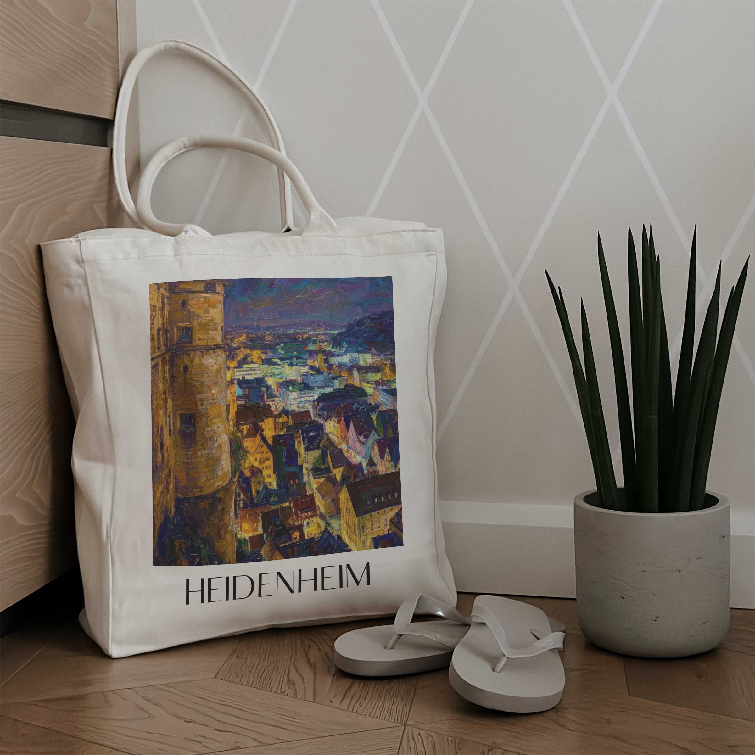 heidenheim-schwäbische-alb-deutschland-einkaufstasche-oil-painting-oelgemaelde