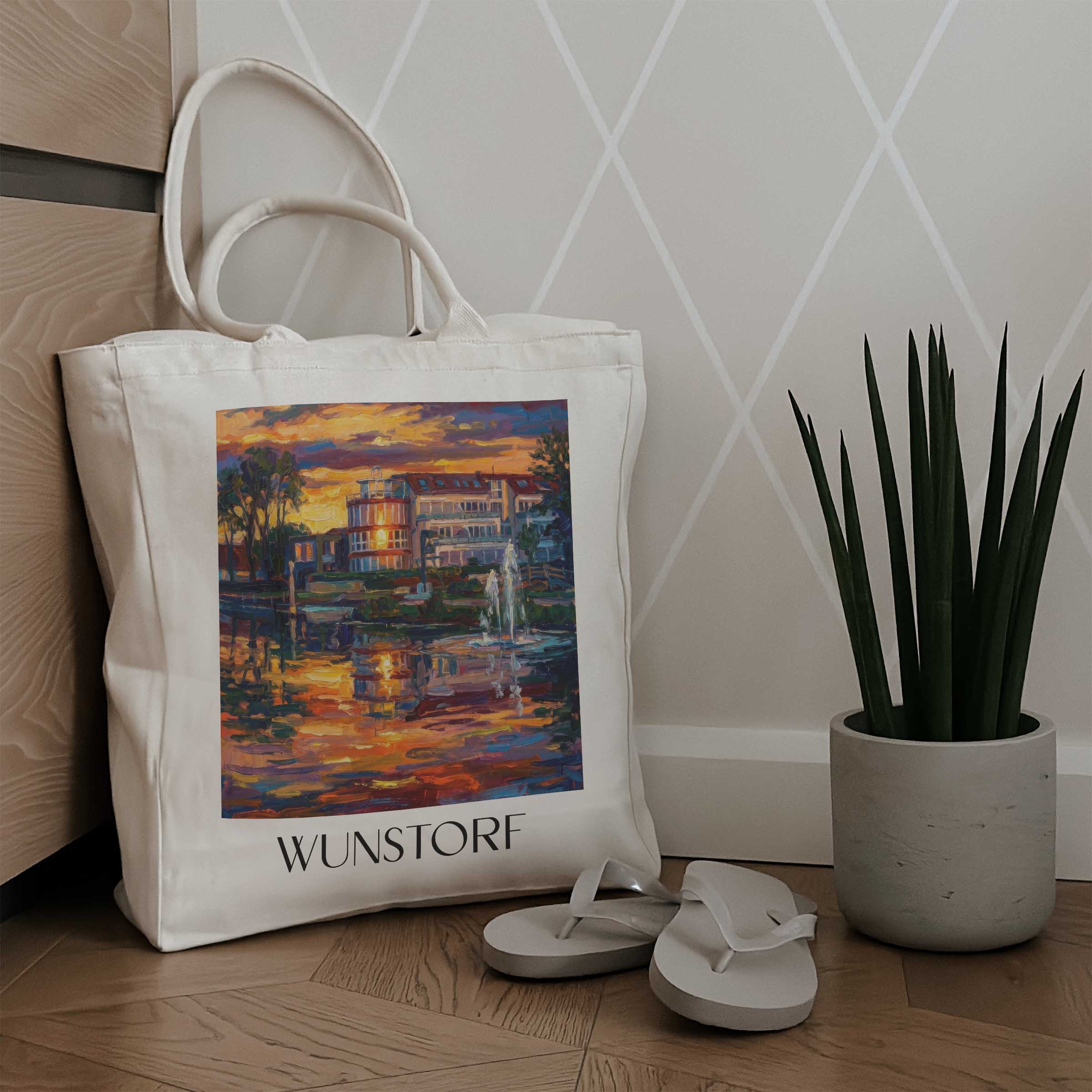 wunstorf-niedersachsen-deutschland-einkaufstasche-oil-painting-oelgemaelde