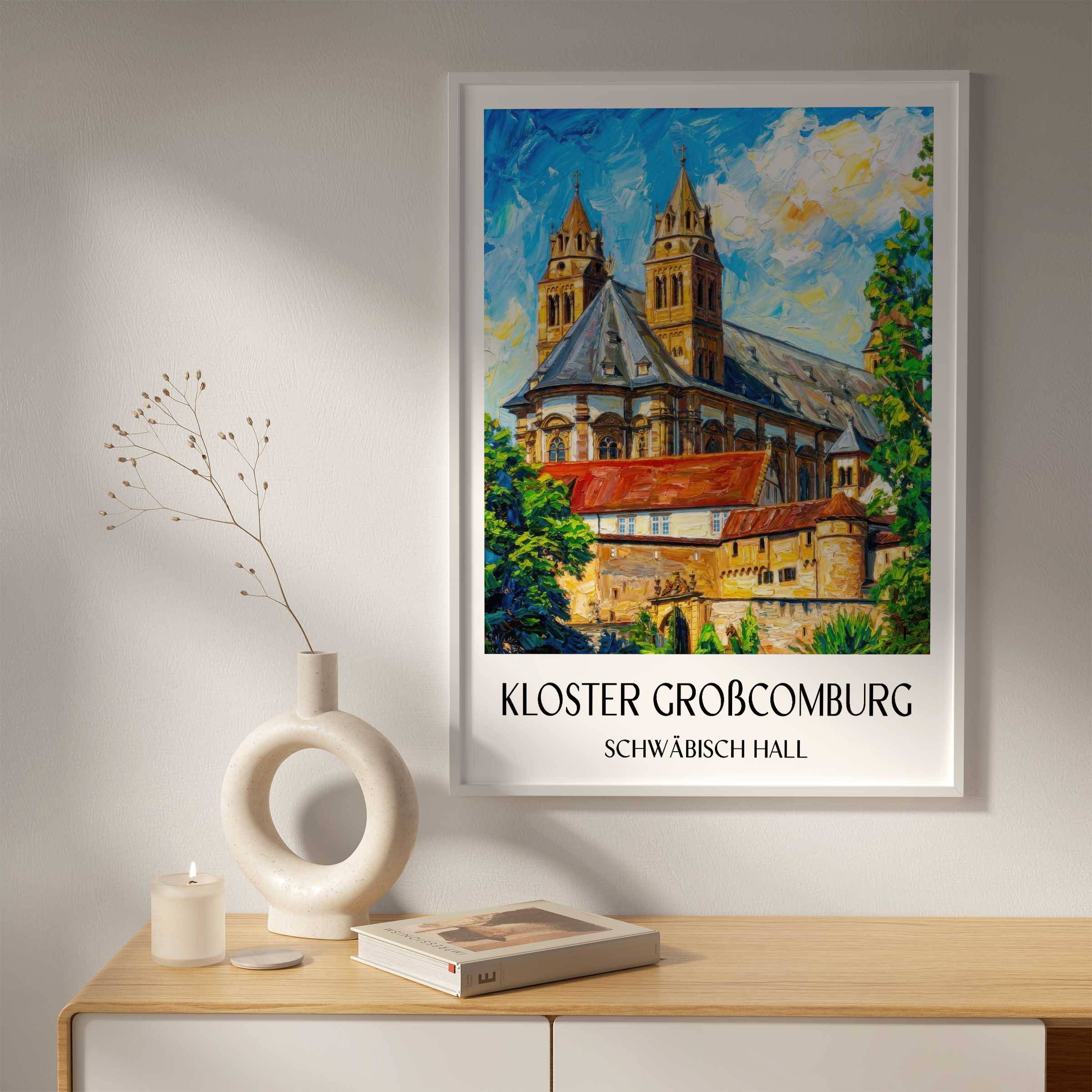 kloster-großcomburg-schwäbisch-hall-deutschland-poster-oil-painting-oelgemaelde