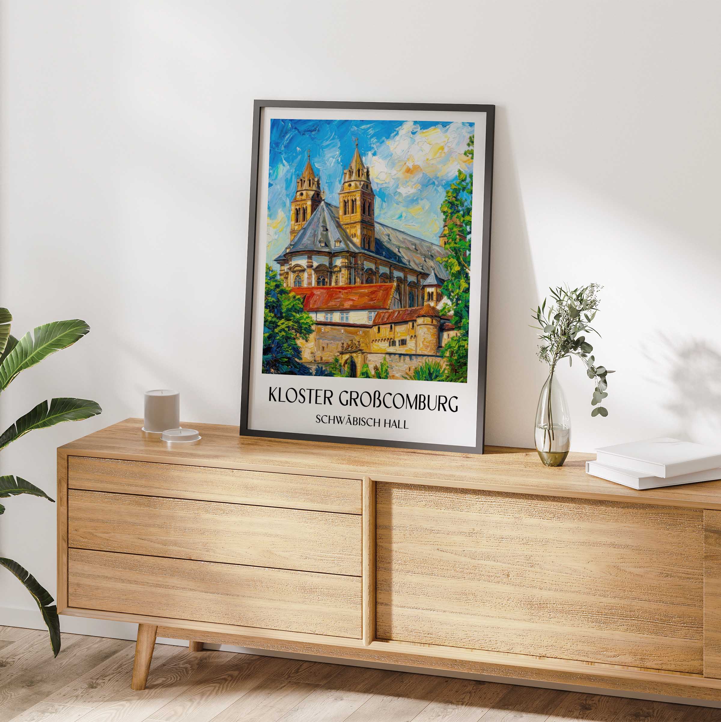 kloster-großcomburg-schwäbisch-hall-deutschland-poster-oil-painting-oelgemaelde
