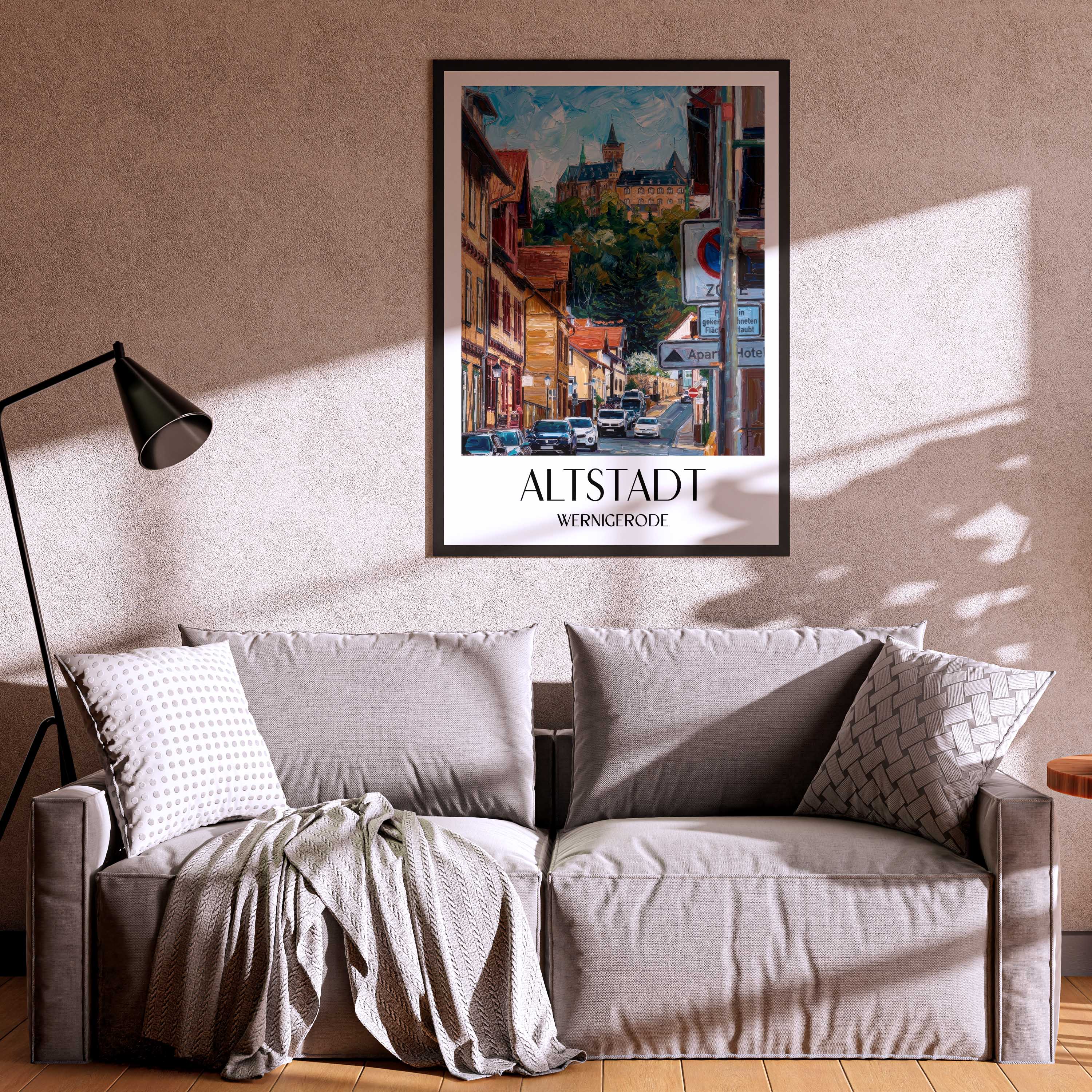 altstadt-wernigerode-deutschland-poster-oil-painting-oelgemaelde