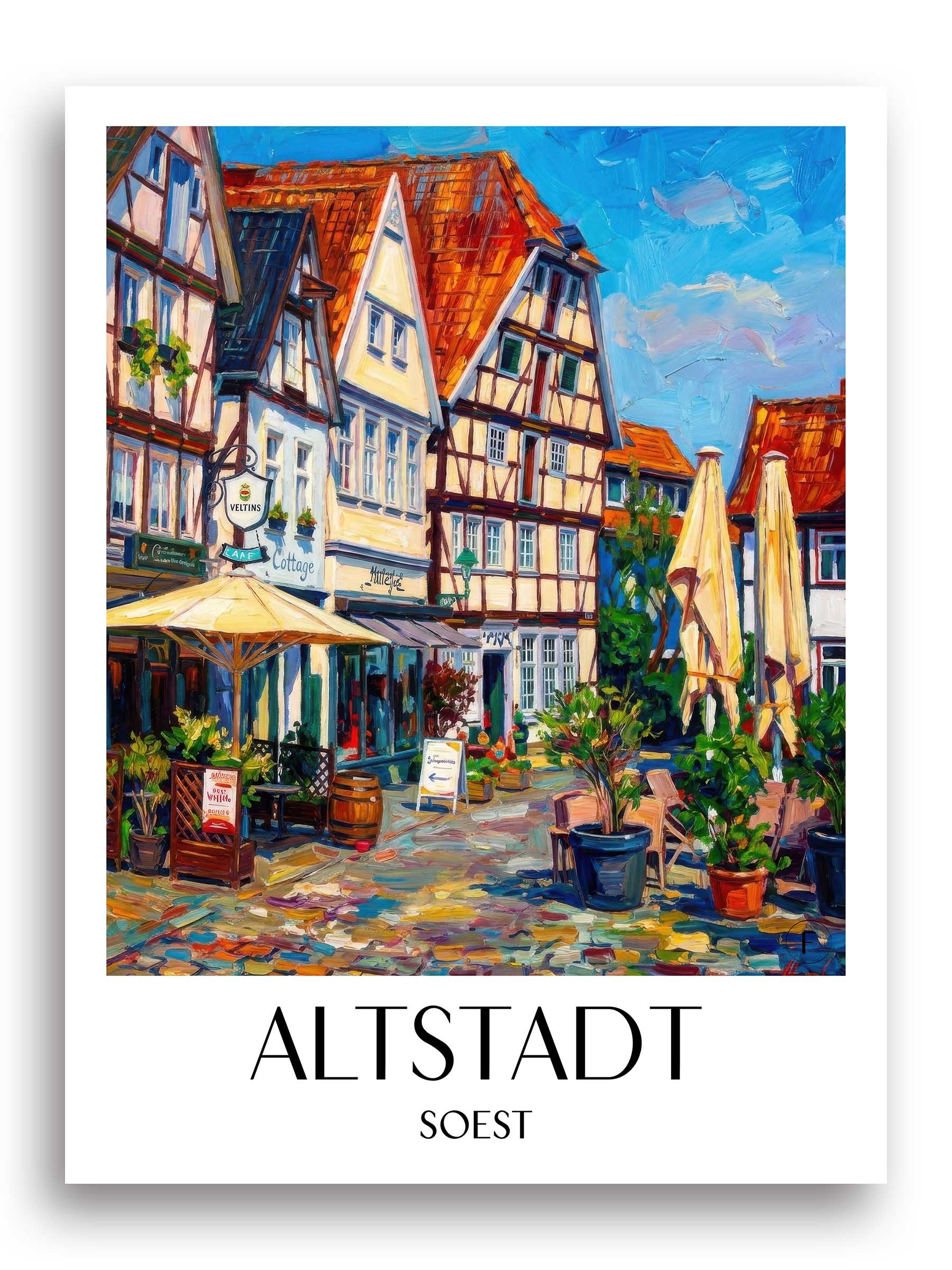 altstadt-soest-deutschland-poster-oil-painting-oelgemaelde