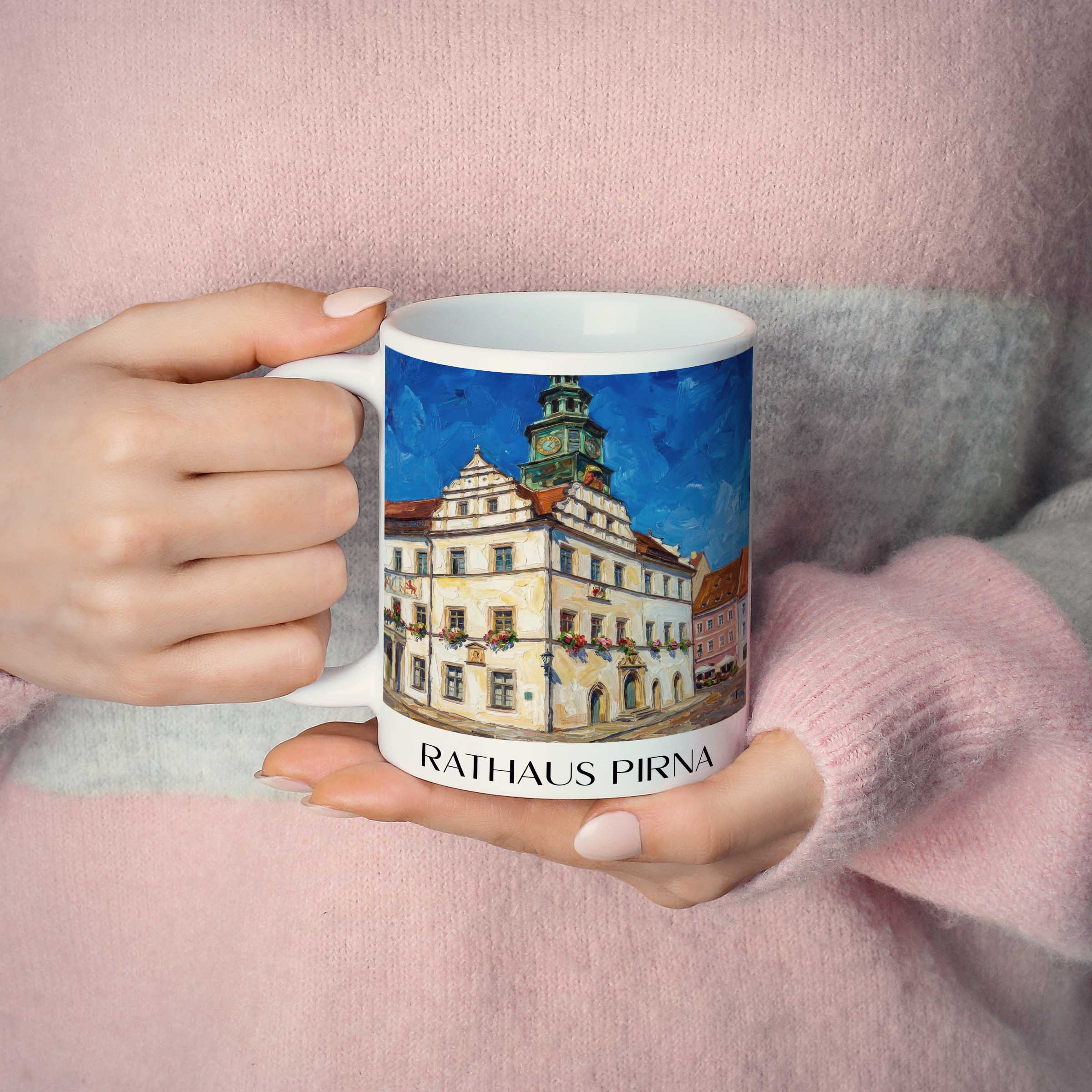 rathaus-pirna-deutschland-kaffeebecher-oil-painting-oelgemaelde