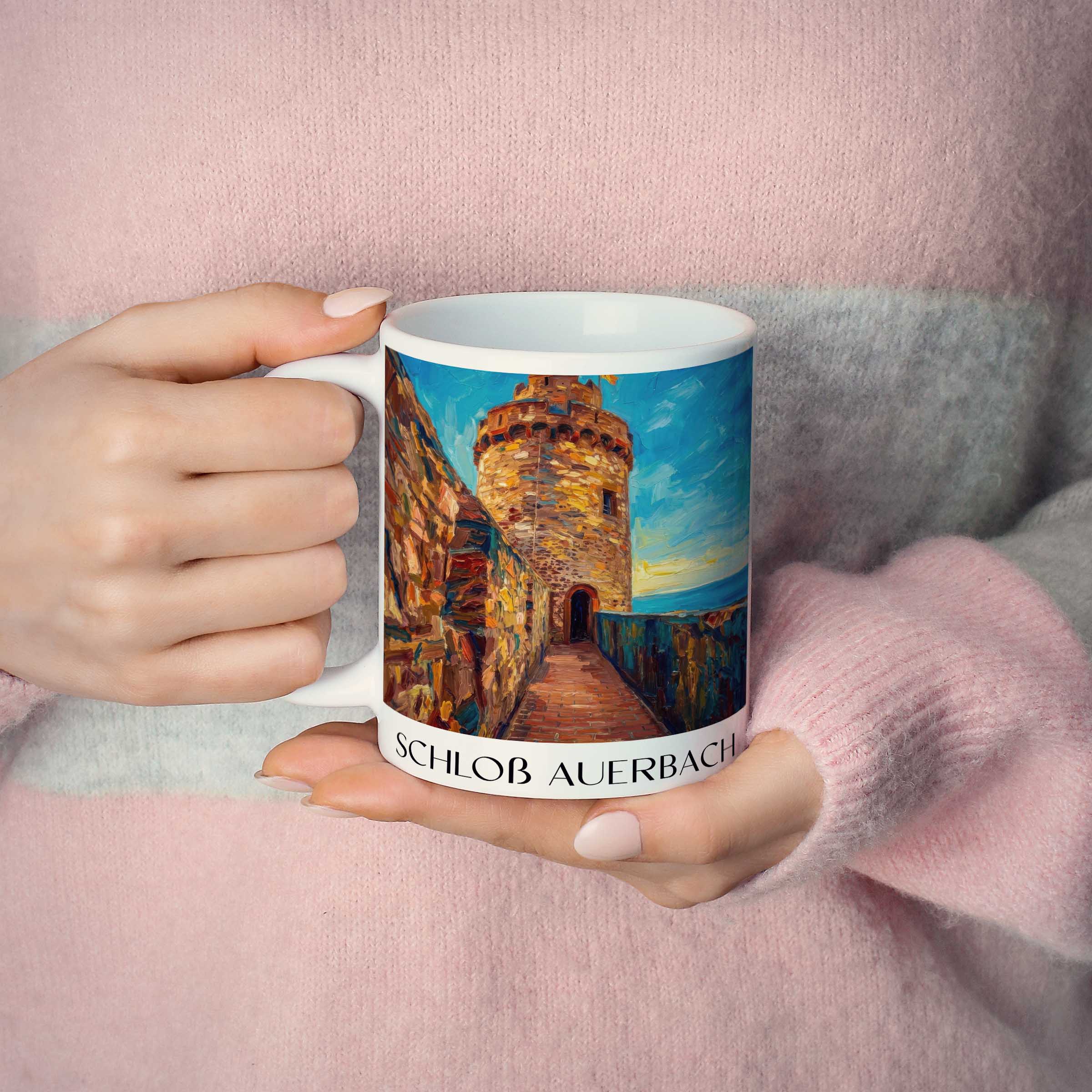 schloß-auerbach-bensheim-deutschland-kaffeebecher-oil-painting-oelgemaelde