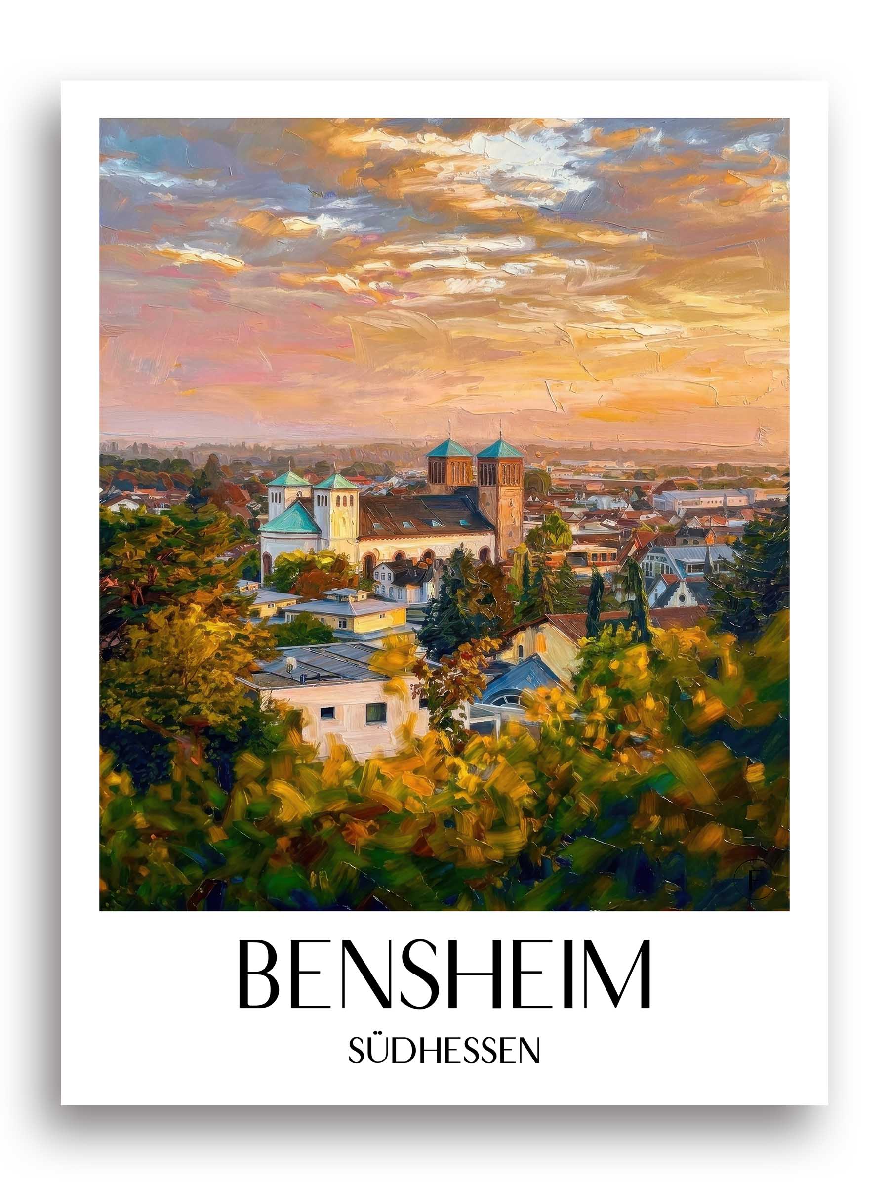 bensheim-südhessen-deutschland-poster-oil-painting-oelgemaelde