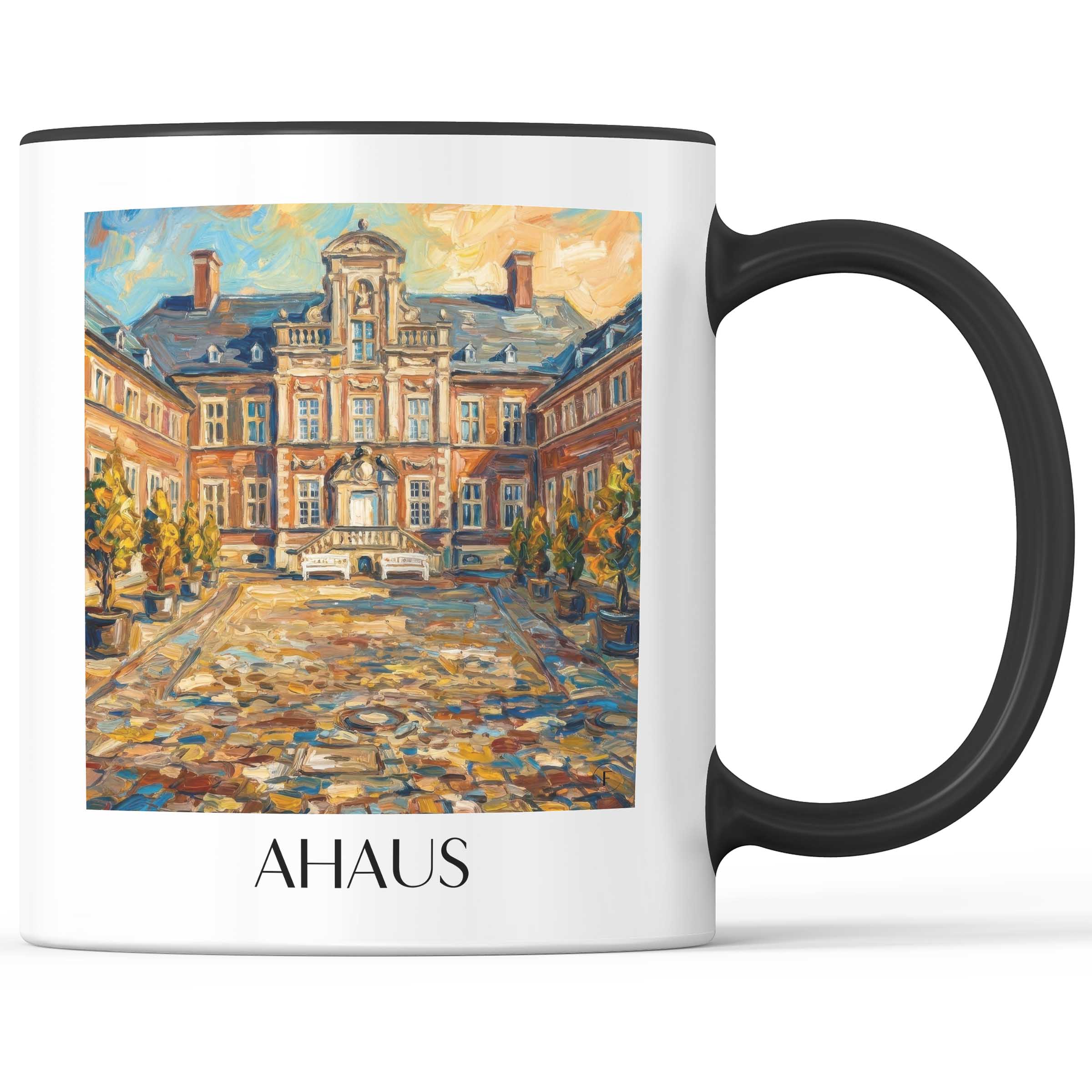ahaus-münsterland-deutschland-kaffeebecher-oil-painting-oelgemaelde
