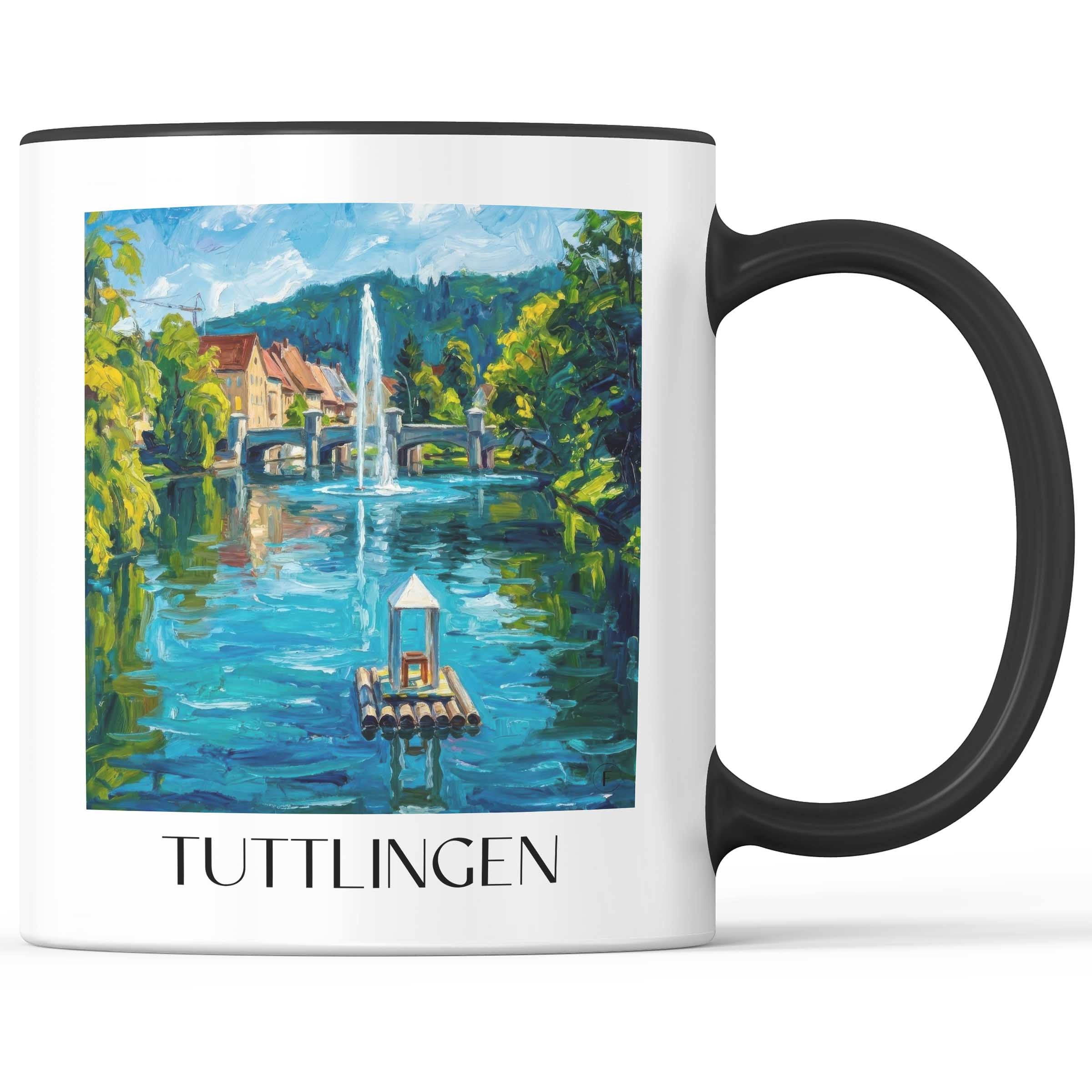 tuttlingen-schwarzwald-deutschland-kaffeebecher-oil-painting-oelgemaelde