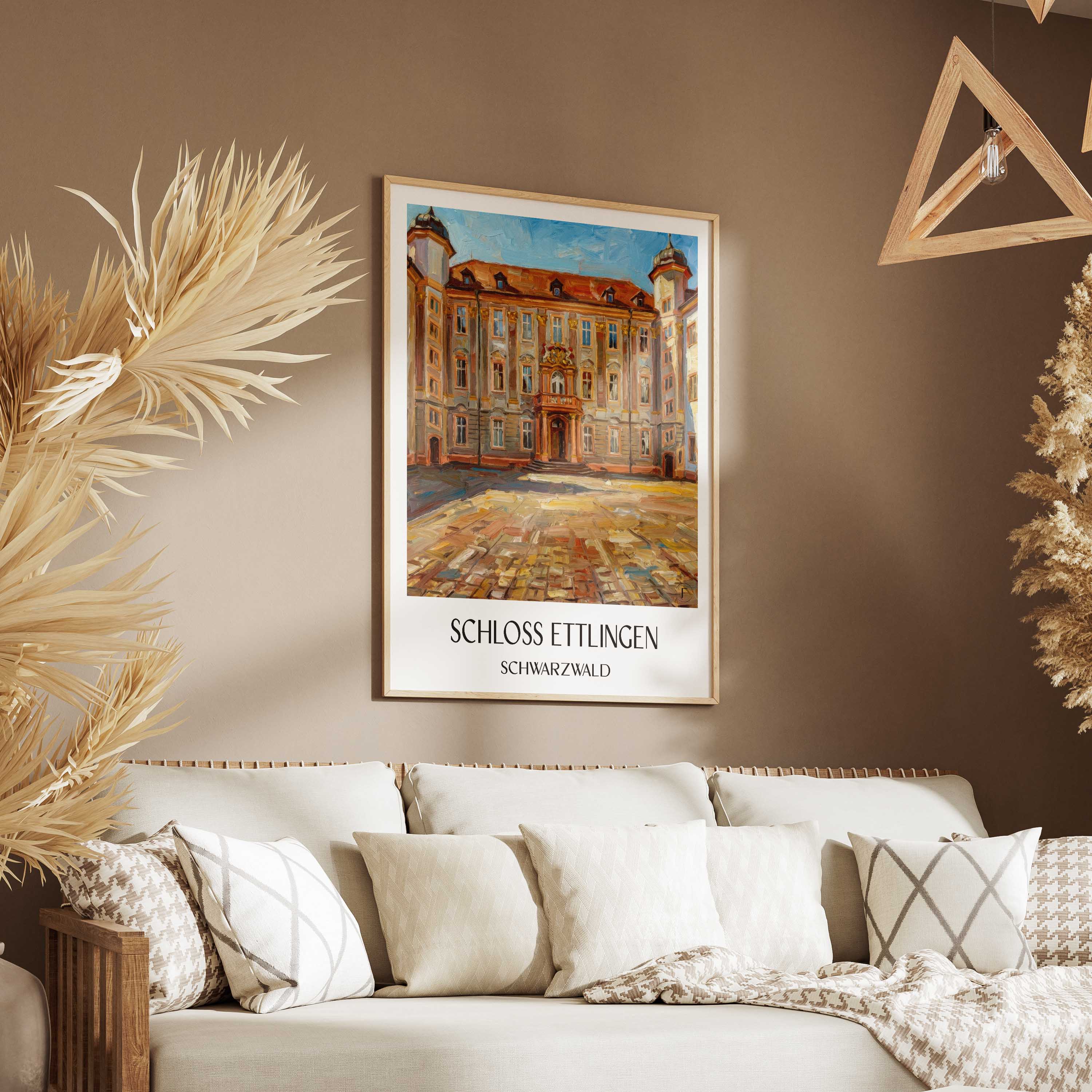 schloss-ettlingen-schwarzwald-deutschland-poster-oil-painting-oelgemaelde