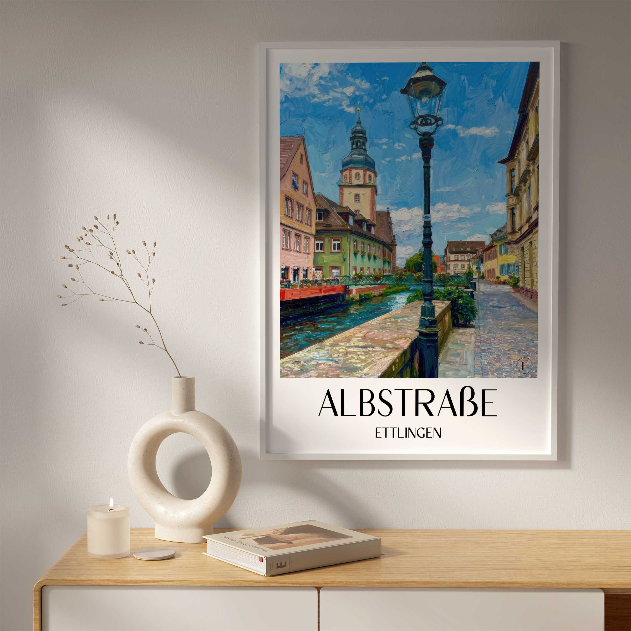 albstraße-ettlingen-deutschland-poster-oil-painting-oelgemaelde